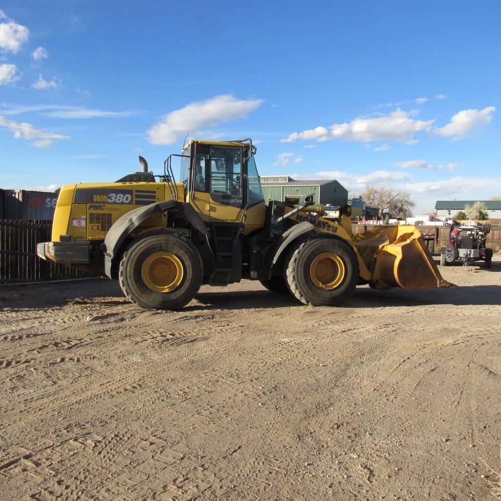 2017 Komatsu WA380-8 Wheel Loader, S/N 15080, PIN# KMTWA13OCGA015080, Turbo Diesel Engine, Komatsu (A59076)