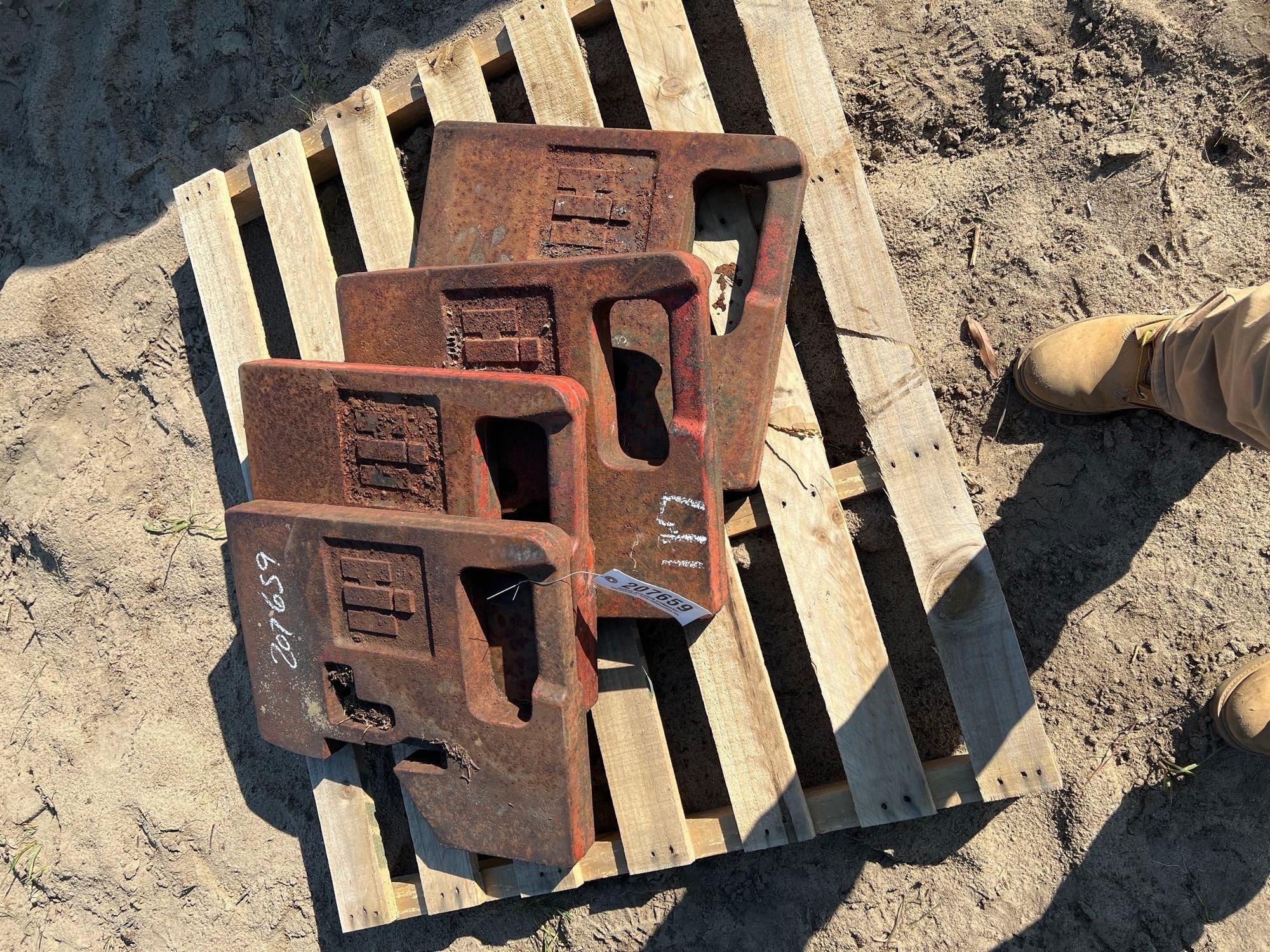 (4) STAMPED INTERNATIONAL WEIGHTS (A63290)