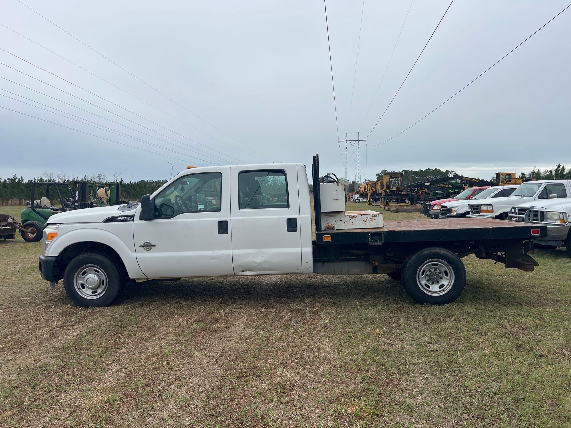 2012 FORD F-350 SUPER DUTY FLATBED TRUCK (A64276)