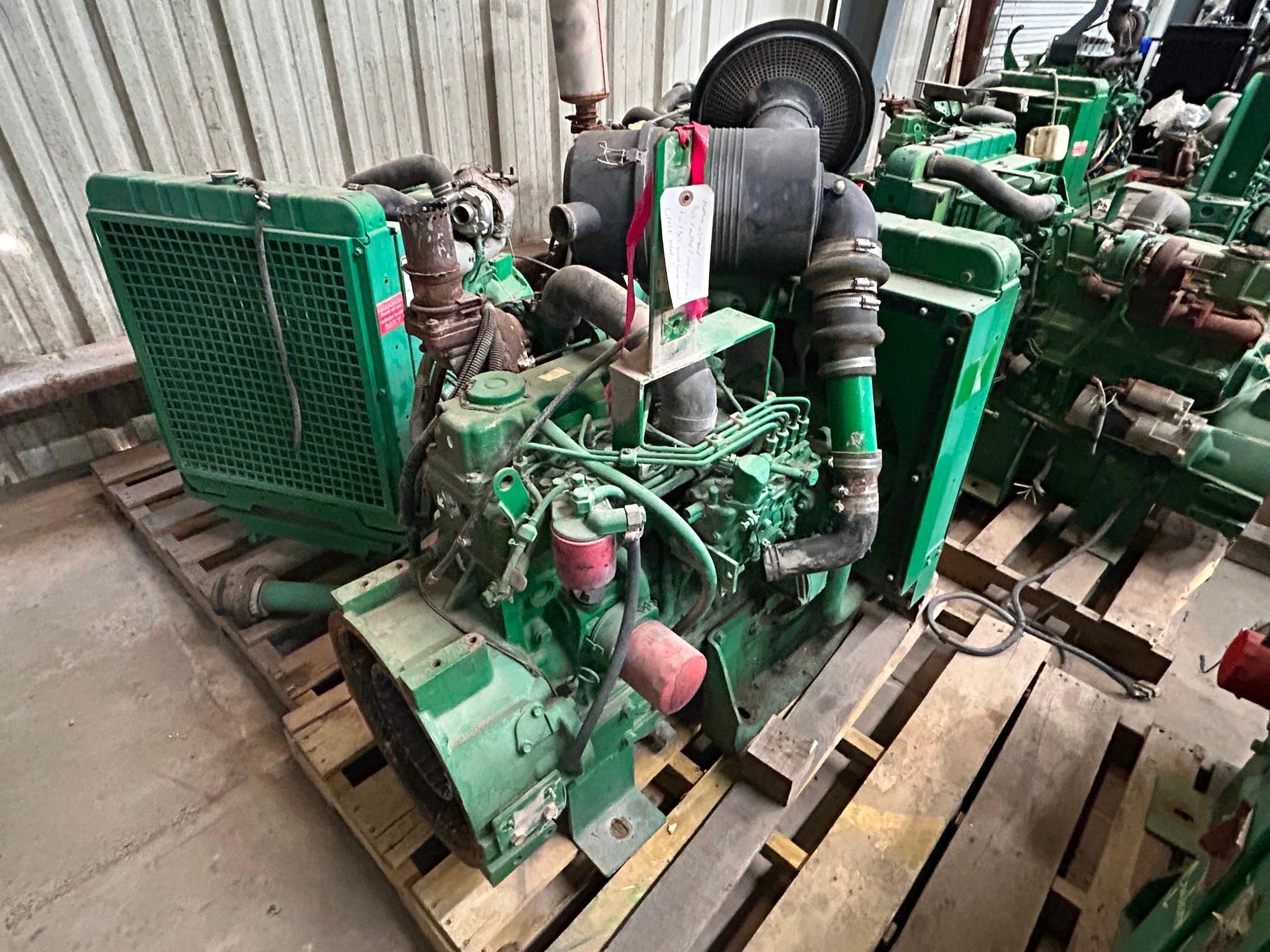 Kubota Industrial Turbo Diesel Engine - Tag Missing - Pump Takeout - Approx. 80-85 HP Class (A63689)