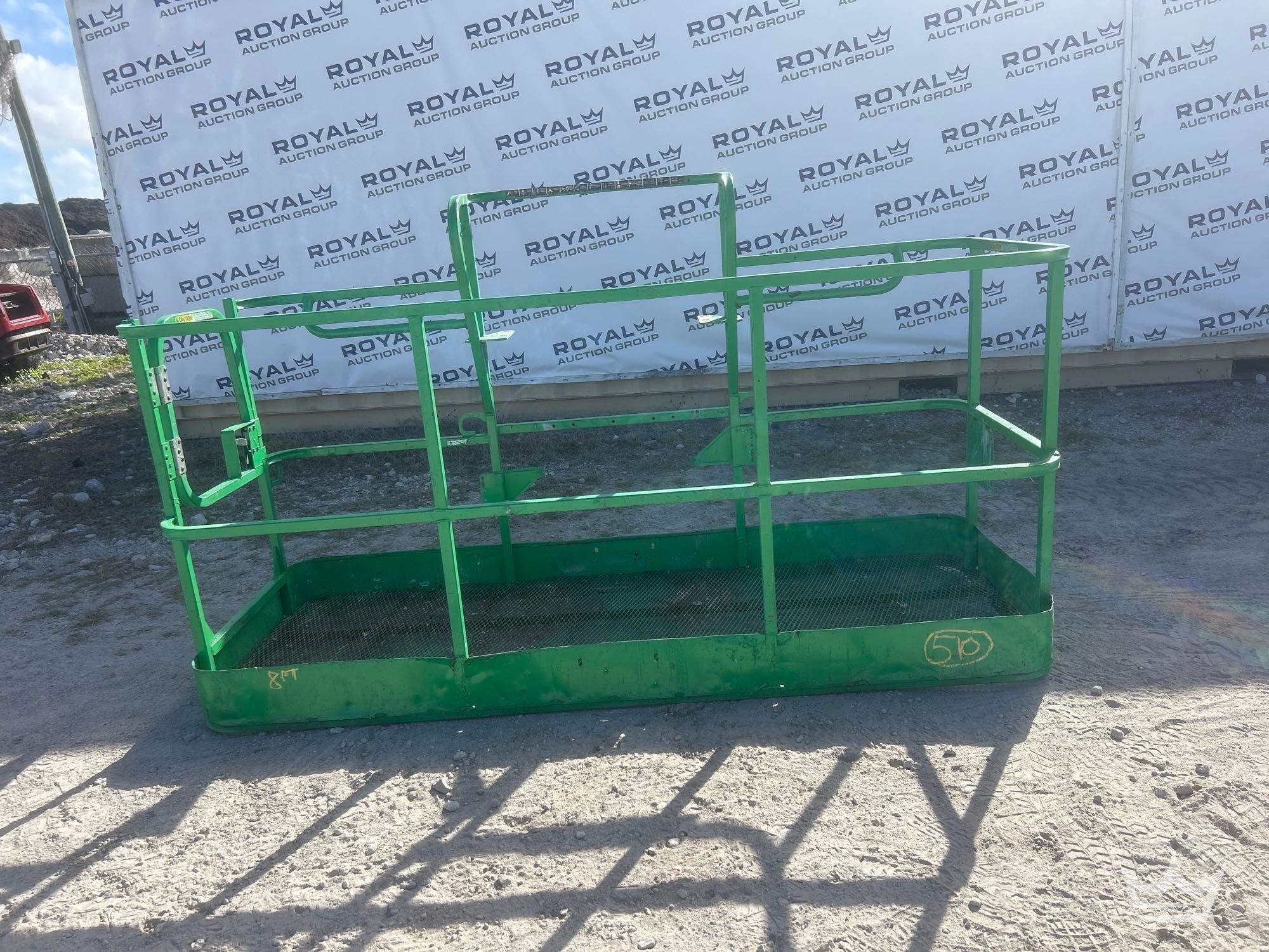 JLG 8ft Boom Lift Man Basket Attachment (A61572)