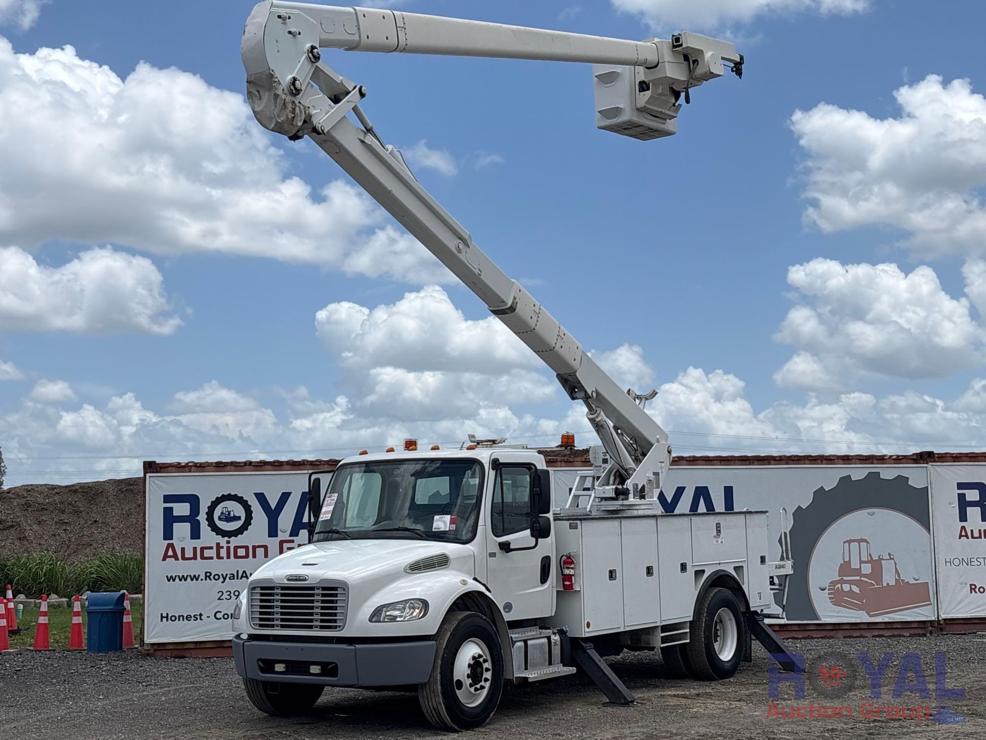 2018 Freightliner M2 106 Terex Hi-Ranger 5TC-55 55ft Material Handling Insulated Bucket Truck (A46683)
