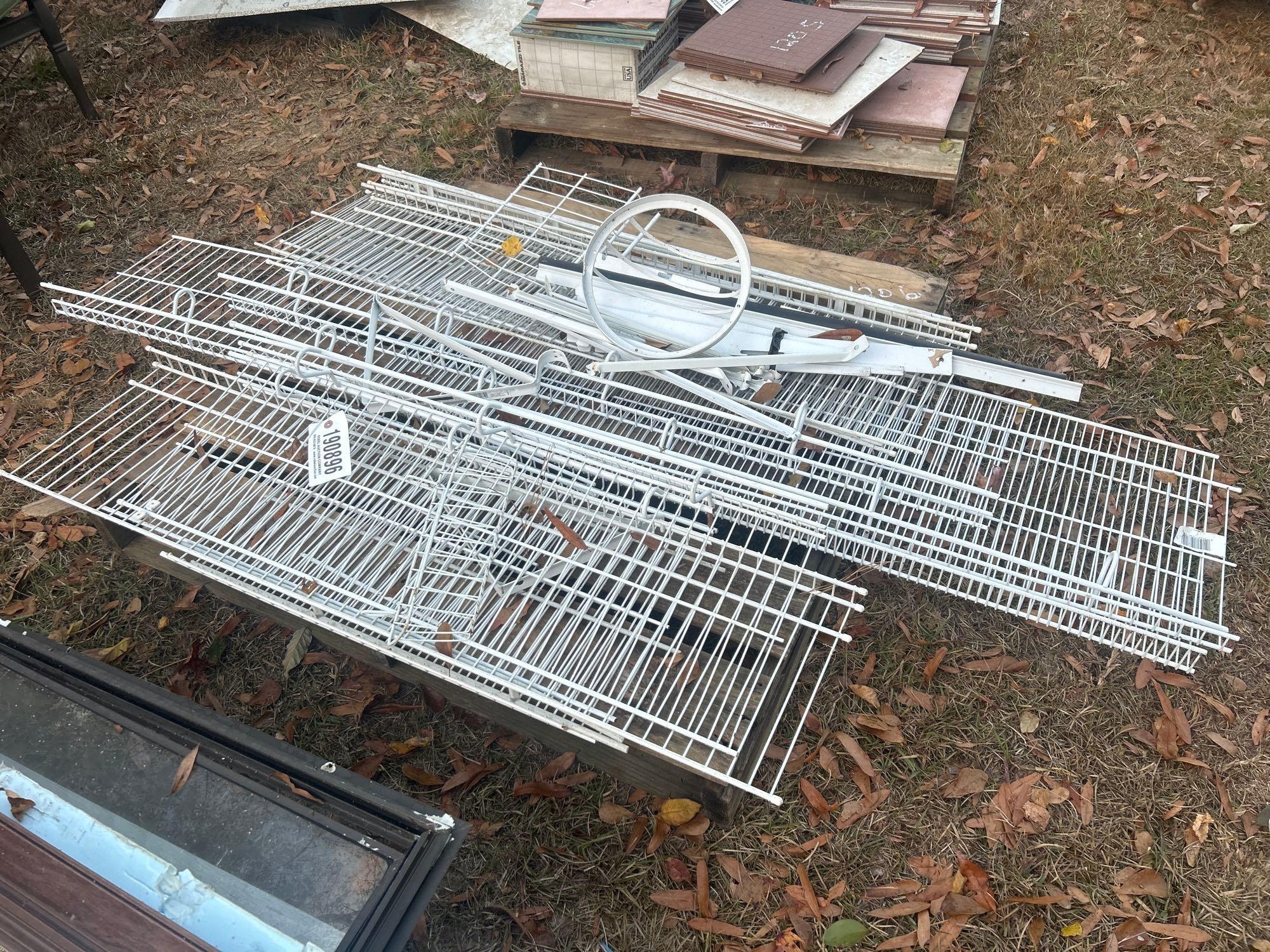 PALLET OF SHLEVING, RACKS (A58374)