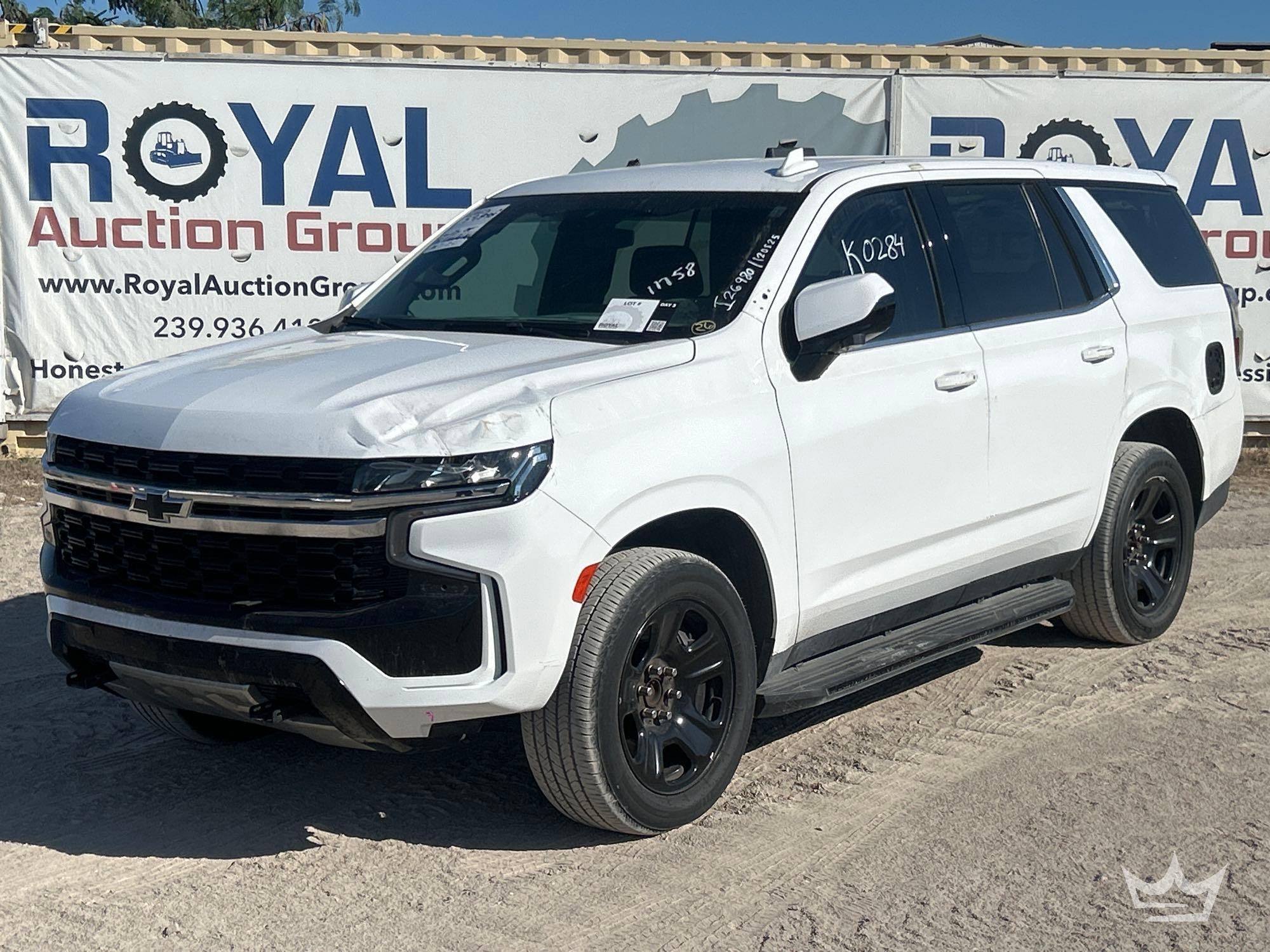 City of Ft. Lauderdale 59,898 miles. Year: 2023 Make: Chevrolet Model: Tahoe Vehicle Type: (A56859)