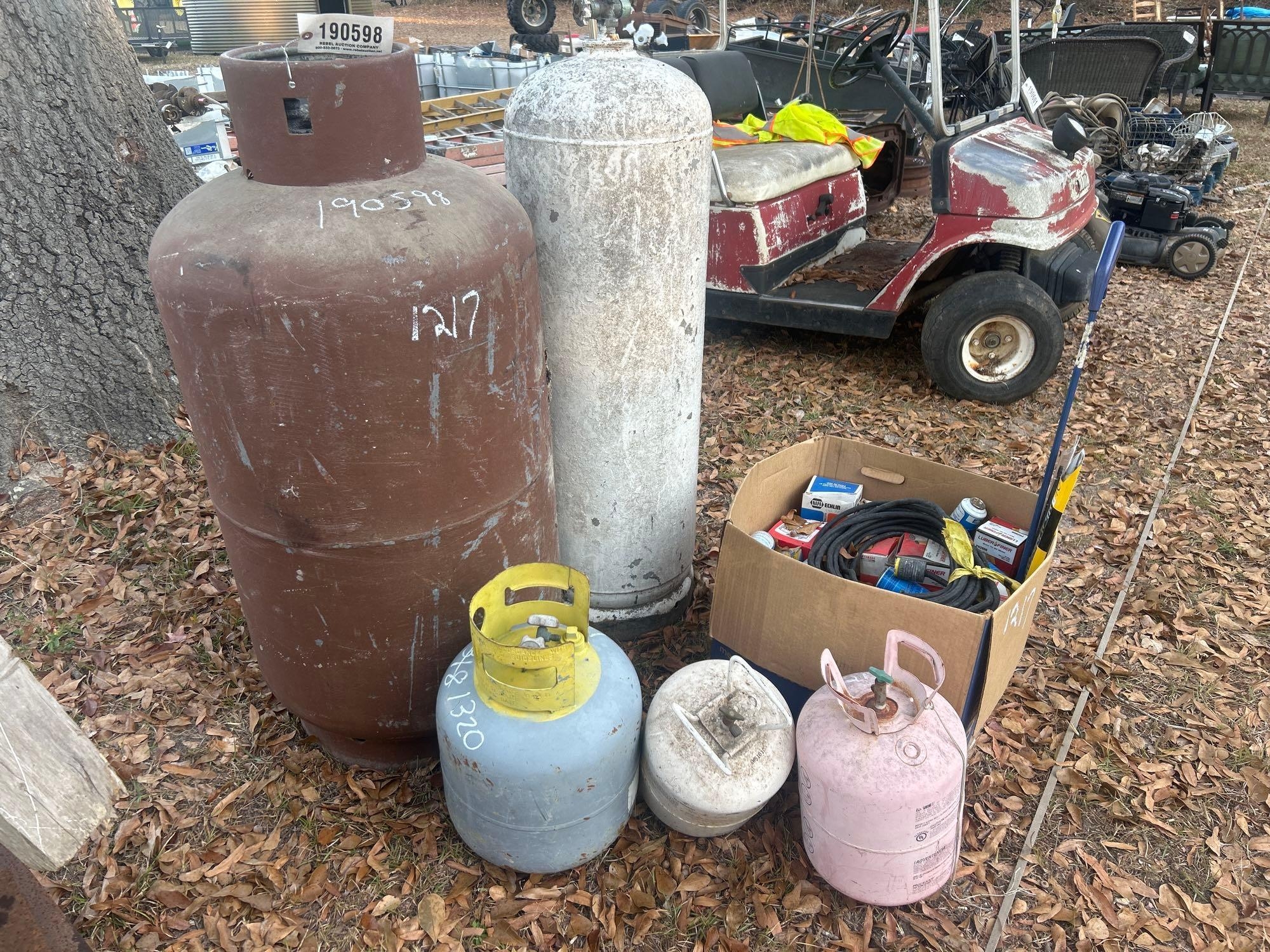 (2) LP GAS TANKS (A58374)