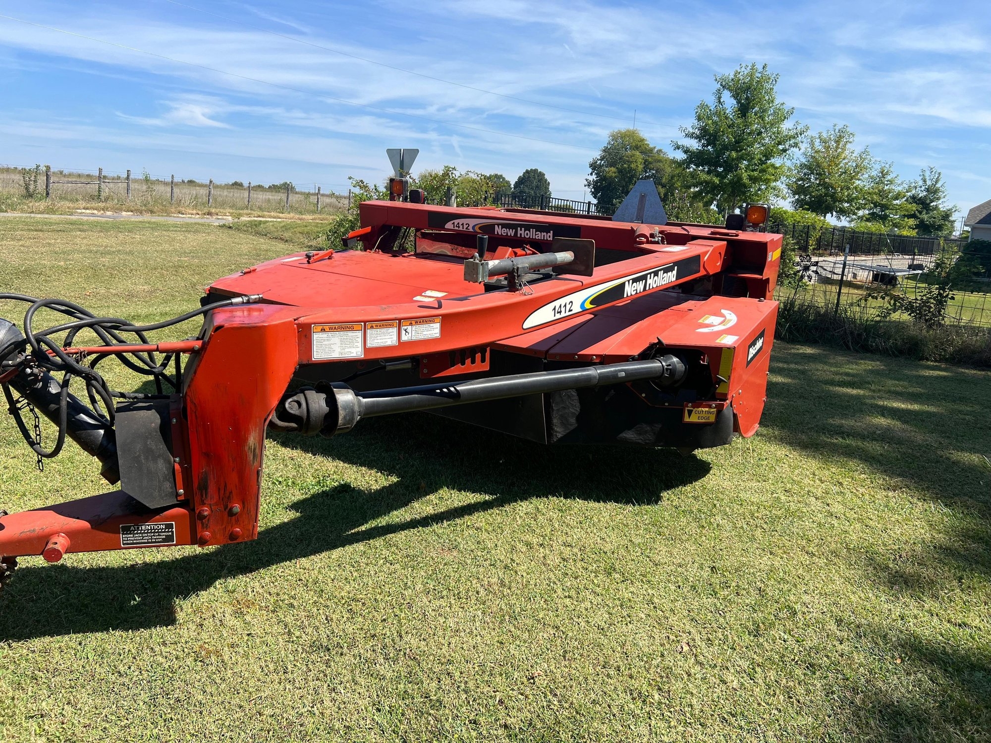 New Holland 1412 Discbine Pull Type Mower Conditioner / Windrower (A55301)