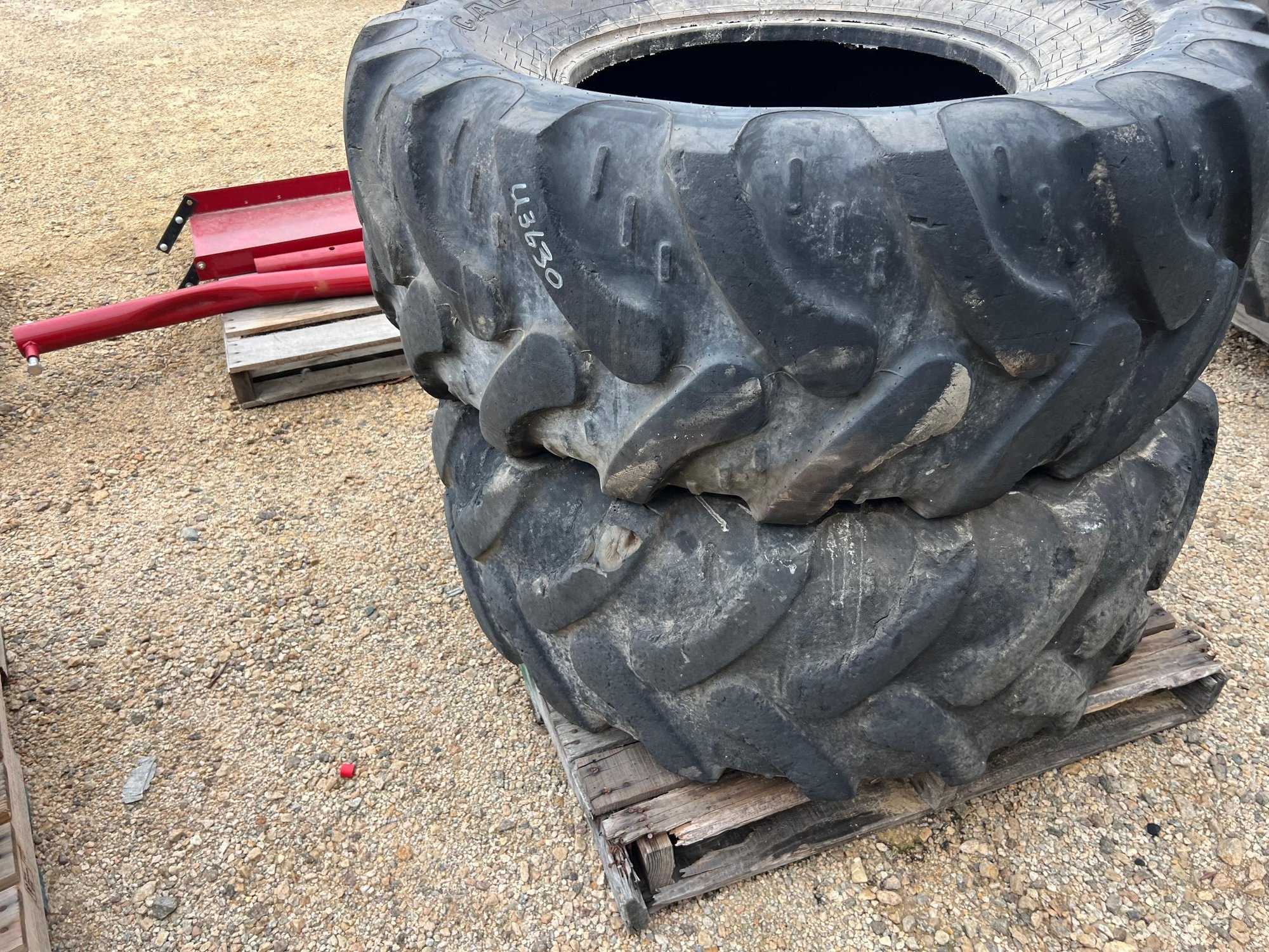 GALAXY - SET OF 19.5L-24 INDUSTRIAL R4 TIRES (50% TREAD) (A55302)