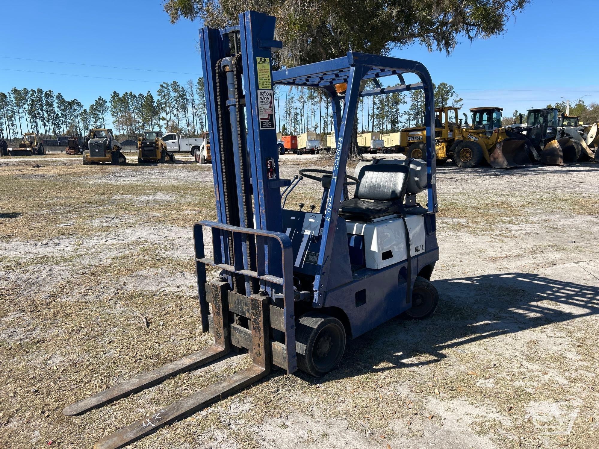 Toyota 2FGC20 4,000lb. Propane Forklift. (A61572)