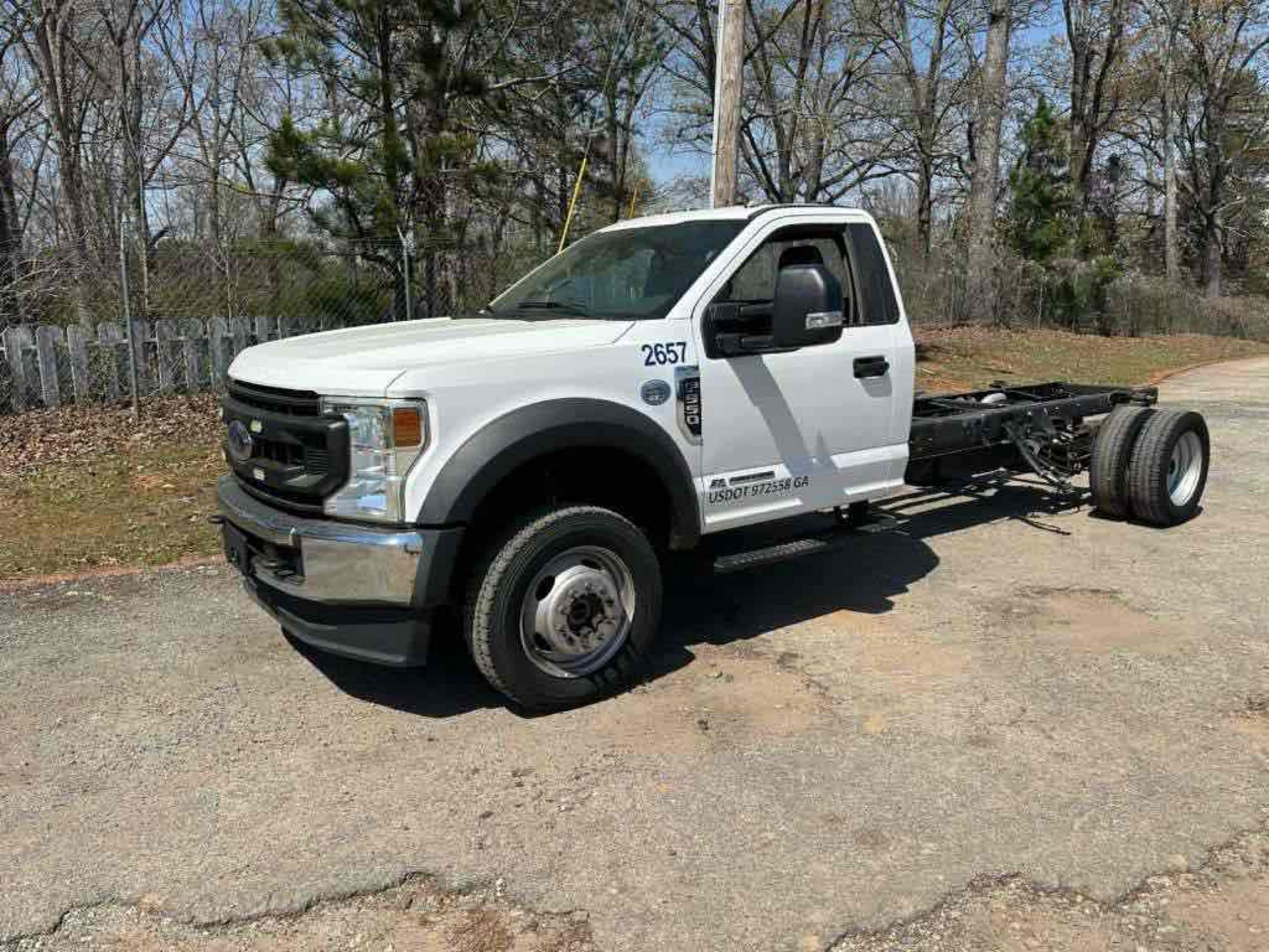2020 Ford F-550 Cab and Chassis Truck, VIN # 1FDUF5HT8LEC52657 (A65563)