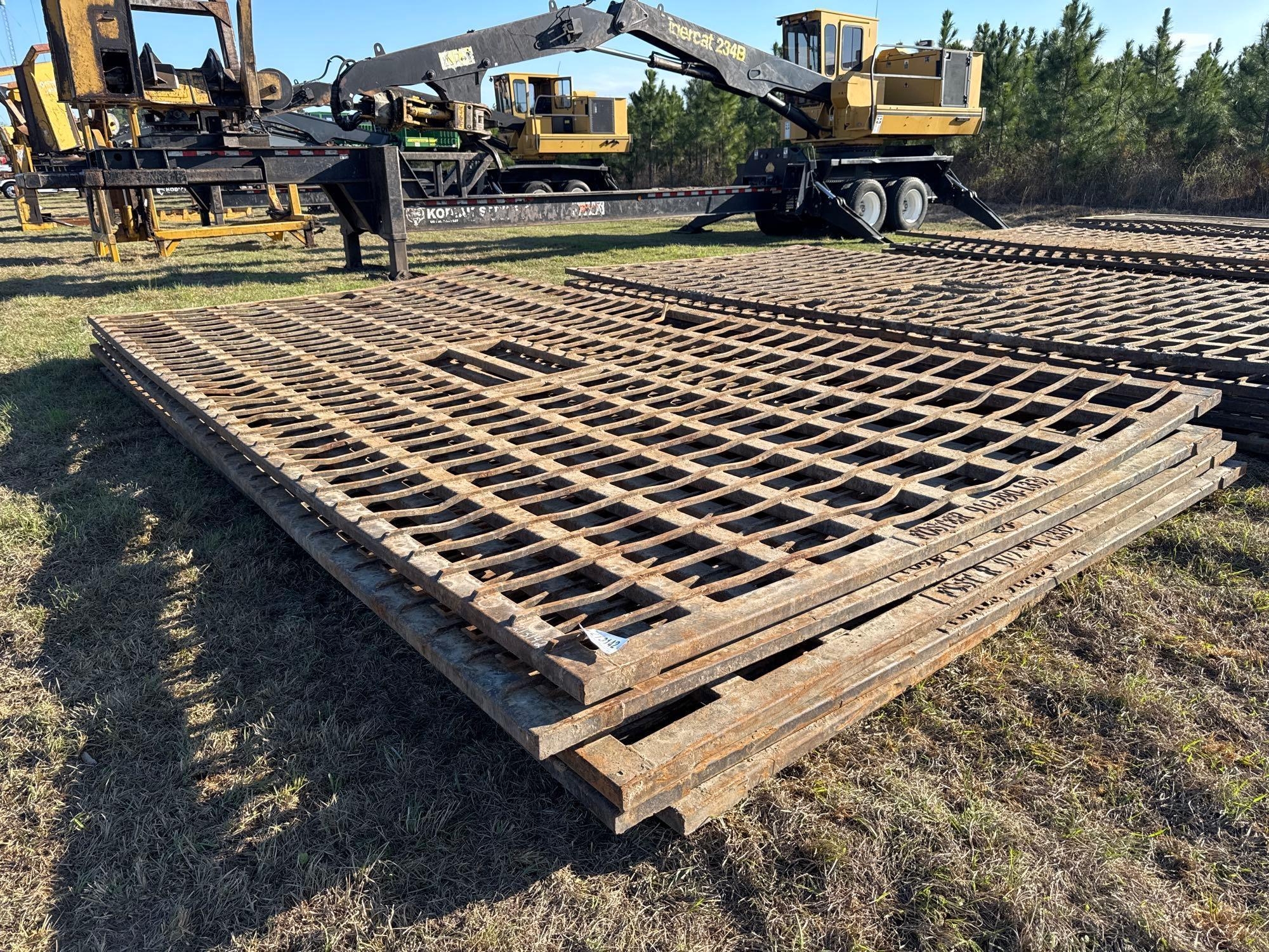 (4) 10 X 20 STEEL MATS (A64276)