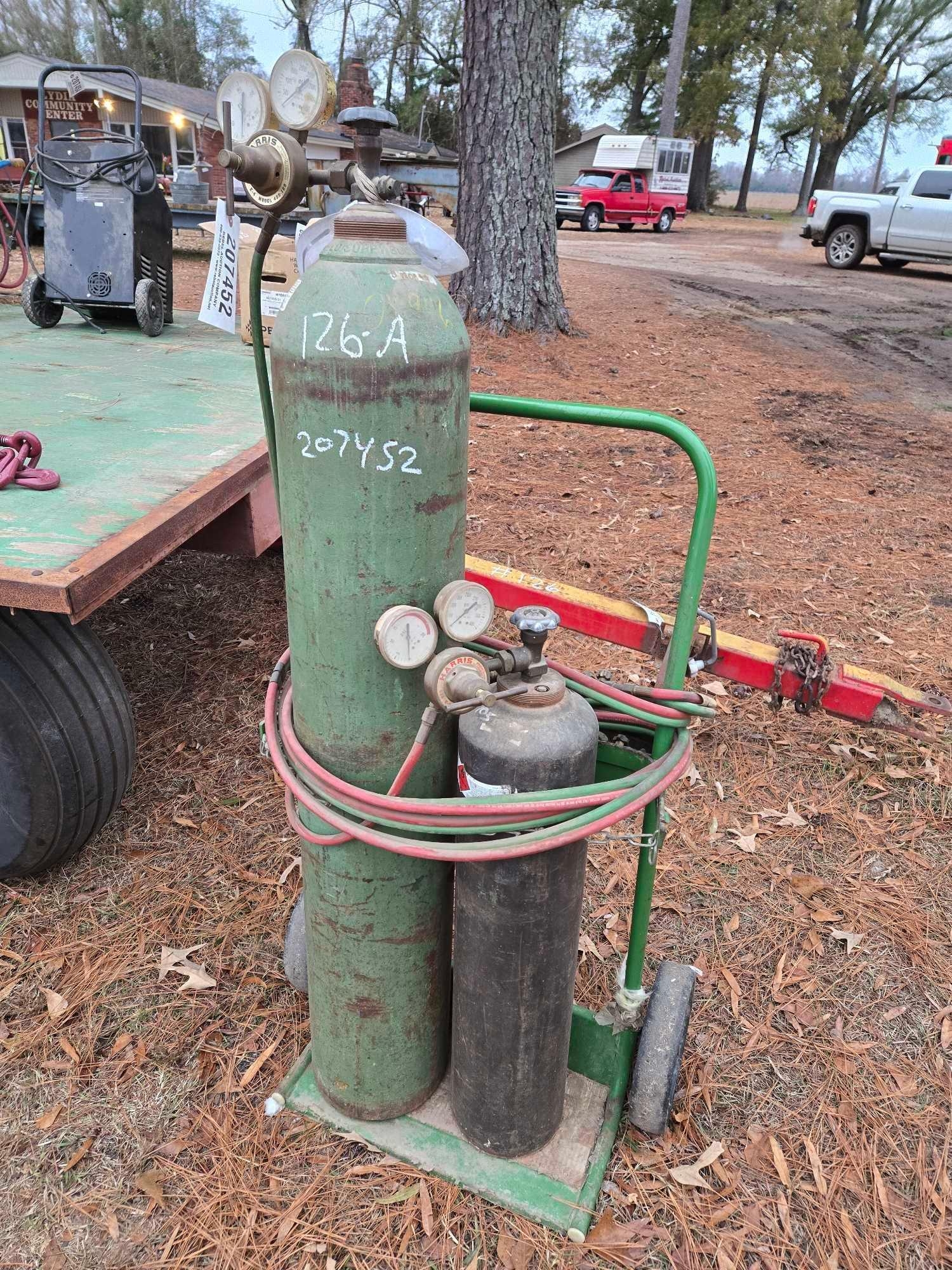 TORCH SET GAUGES, HAND CART (A52708)