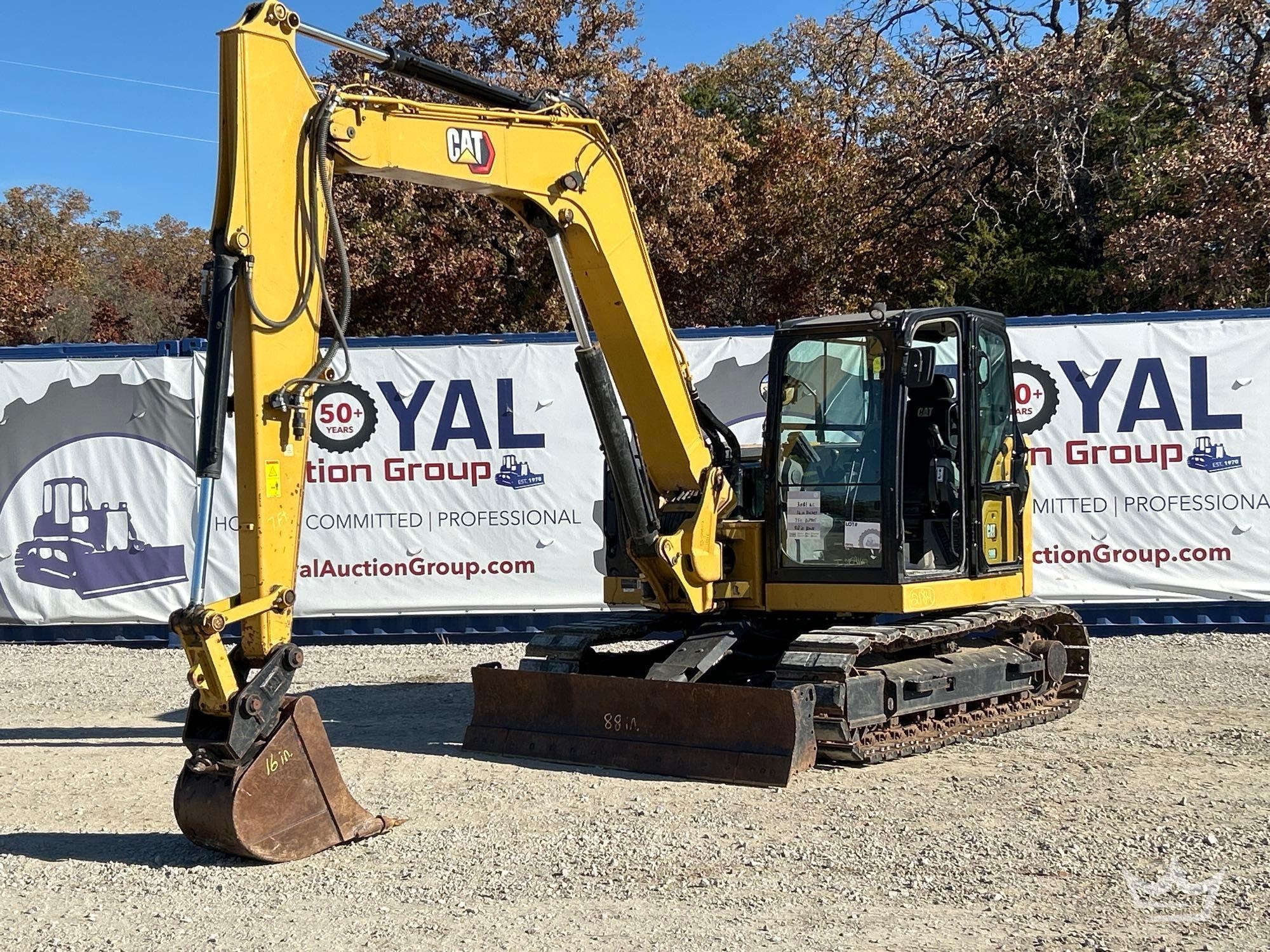 2021 Caterpillar 308CR Midi Excavator (A55973)