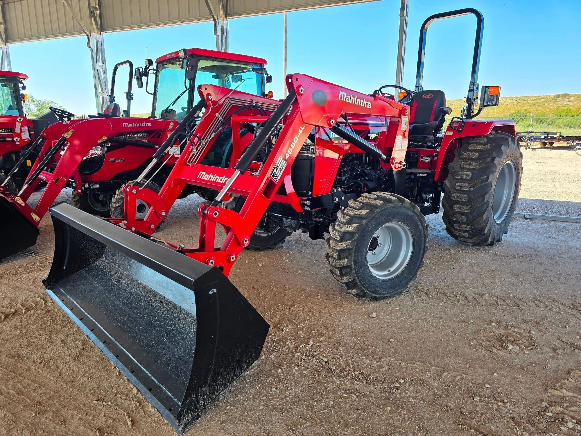 Mahindra 4550-4L Tractor with Front Loader - 49 HP, 4WD, Heavy-Duty Utility (A63118)