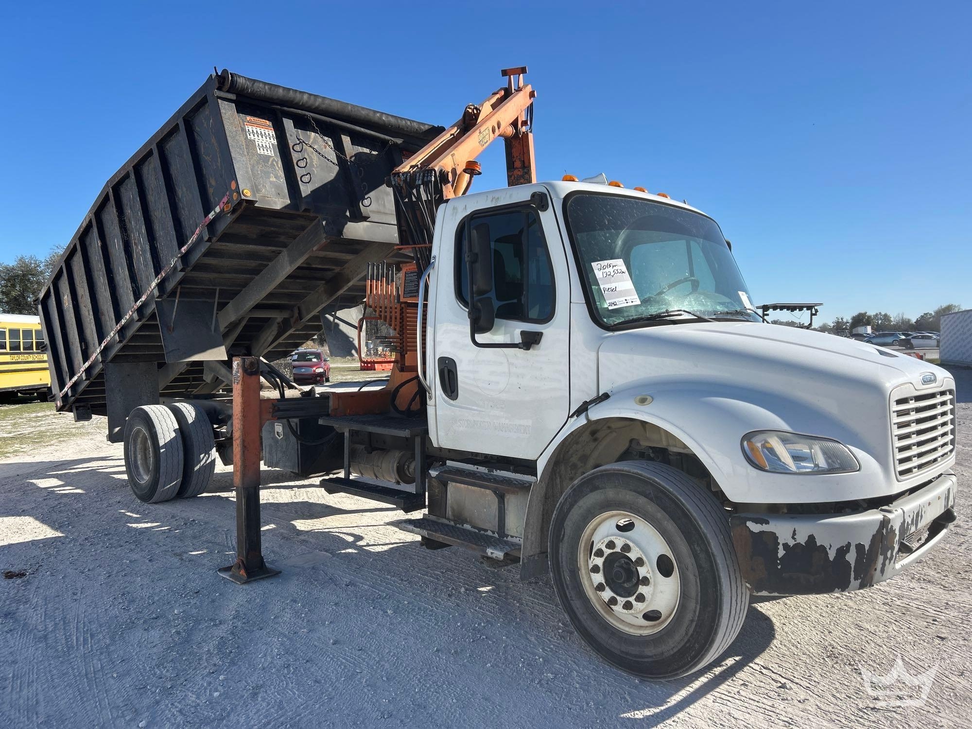 2015 Freightliner M2 106 Petersen TL3 Forestry Grapple Truck (A61573)