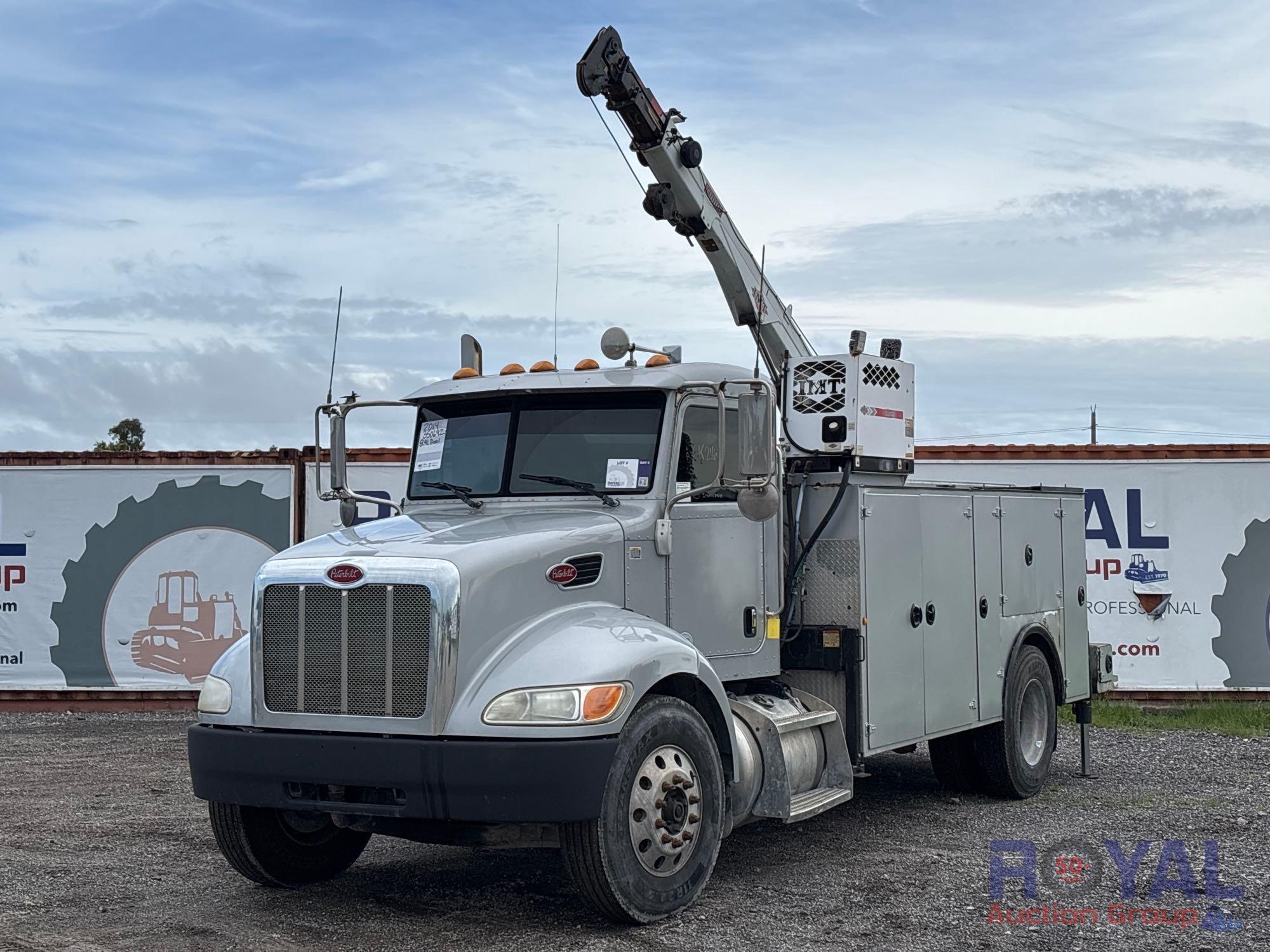 2014 Peterbilt 337 IMT 10,000LB 5 Ton Crane Mechanics Service Truck (A53422)