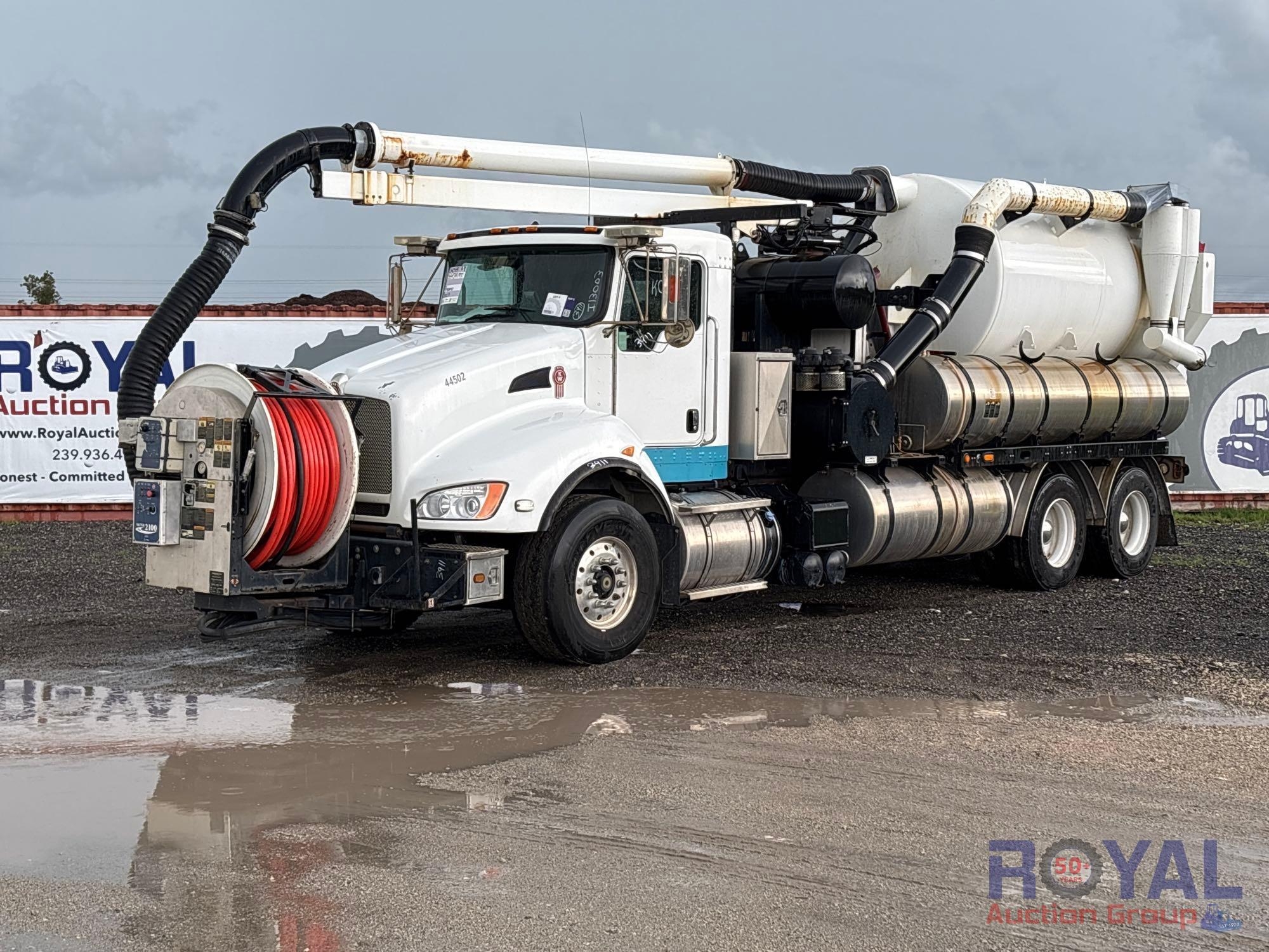 2015 Kenworth T400 T/A Vactor 2100 Combination Sewer Jetter Vacuum Truck (A50323)