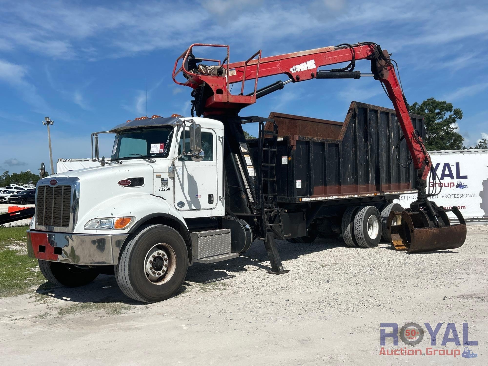 2018 Peterbilt 348 T/A Pac-Mac Forestry Grapple Truck (A48081)