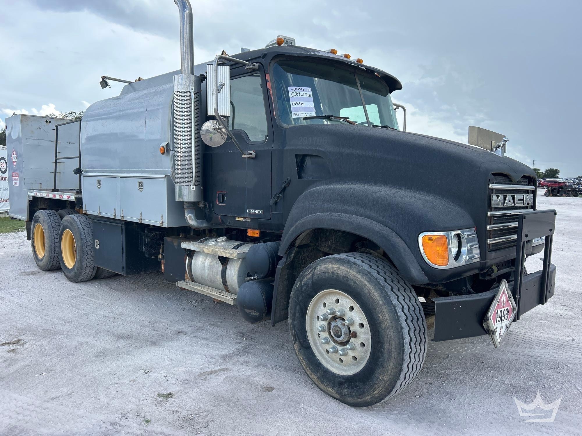 2004 Mack CV713 Granite Fuel and Lube Truck (A59230)