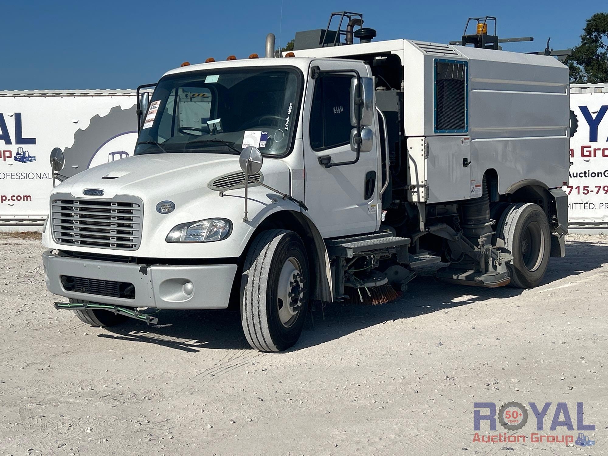 2020 Freightliner M2 106 Elgin Whirlwind Series MV Street Sweeper Truck (A55852)