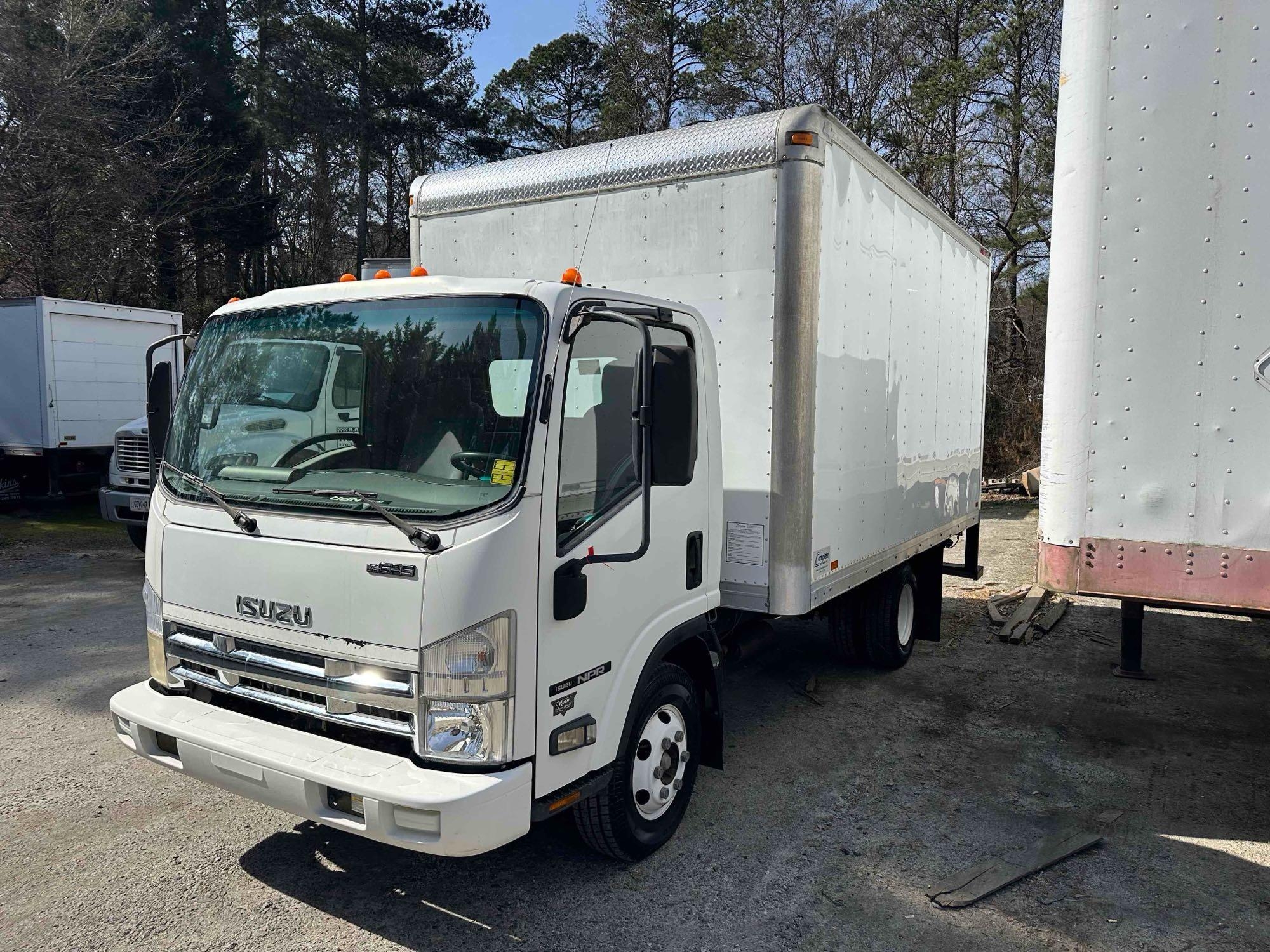 2008 Isuzu NPR Box Truck, VIN # 4KLB4B1U48J801742 (A65563)