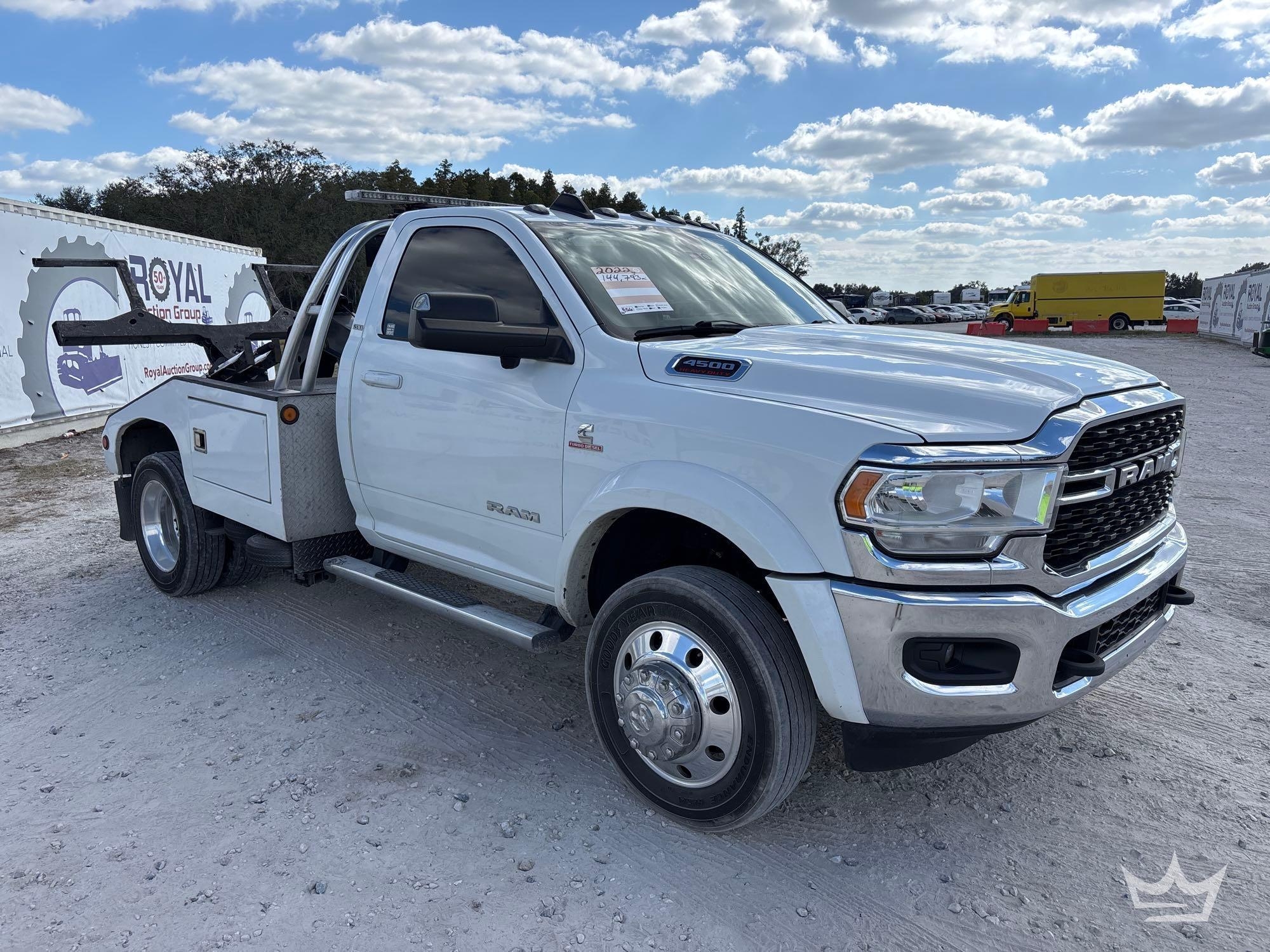 2022 Dodge Ram 4500 Miller 8,000lbs Wrecker Tow Truck (A59230)