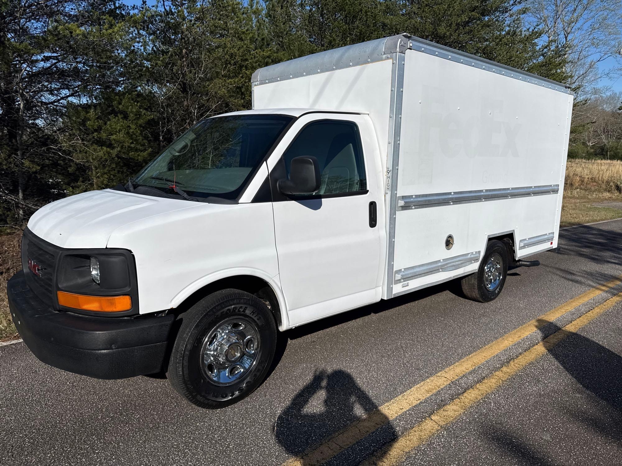 2014 GMC Savana Box Truck, VIN # 1GD072CA5E1907870 (A65563)