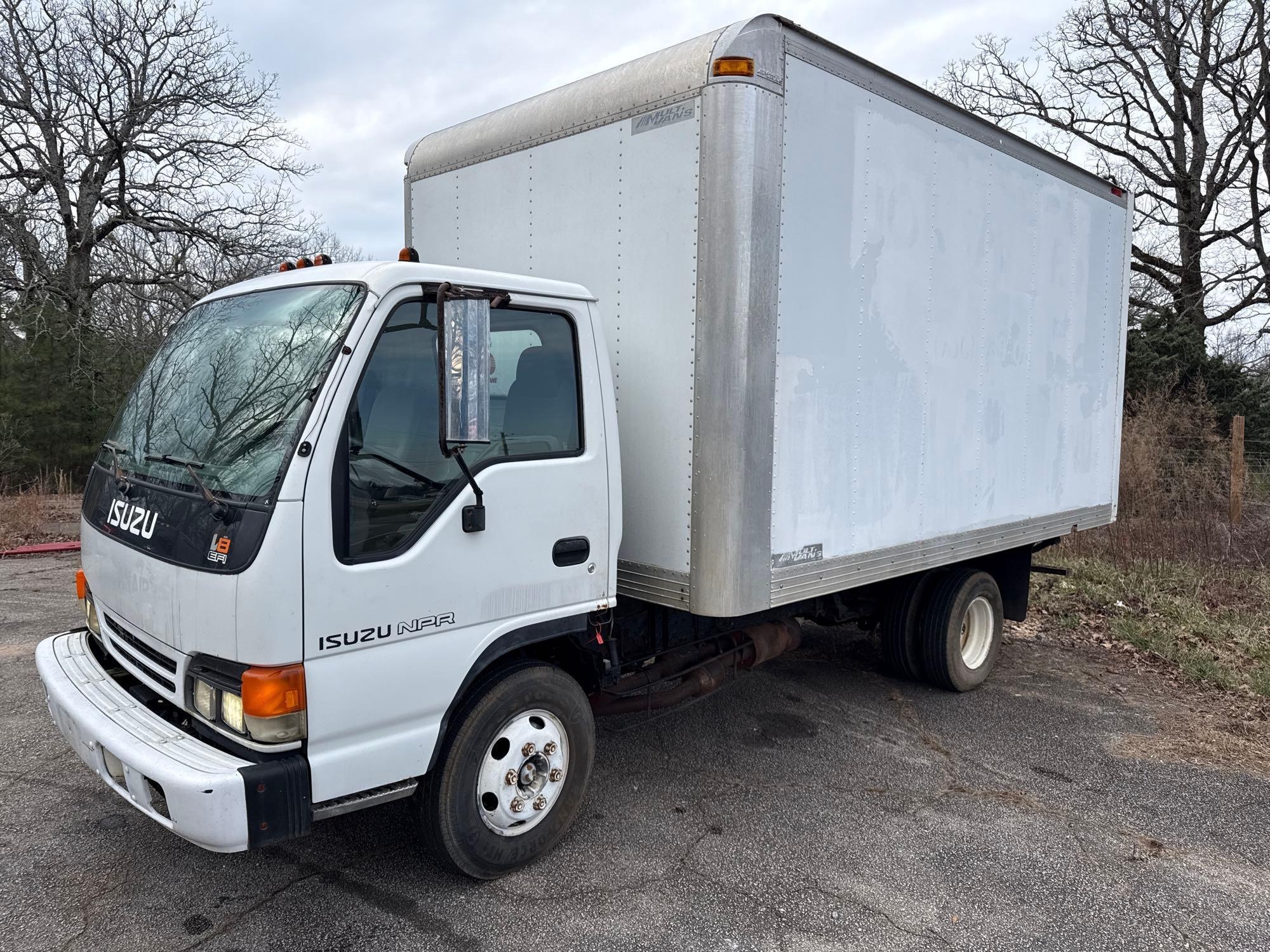 2003 Isuzu NPR Box Truck, VIN # 4KLB4B1R13J801508 (A65563)
