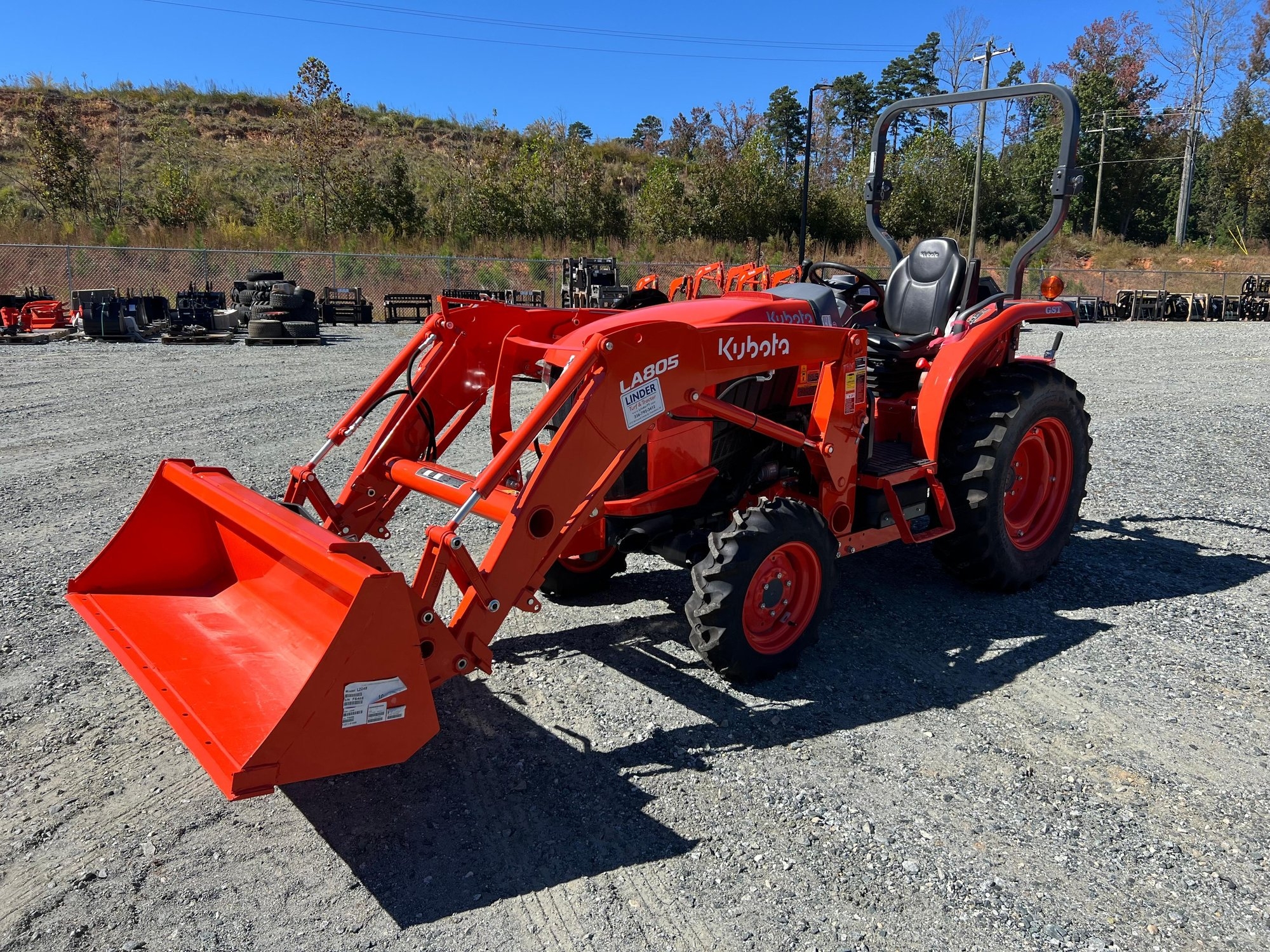 2023 Kubota L3560 Compact Utility Tractor with LA805 Front Loader (A63118)