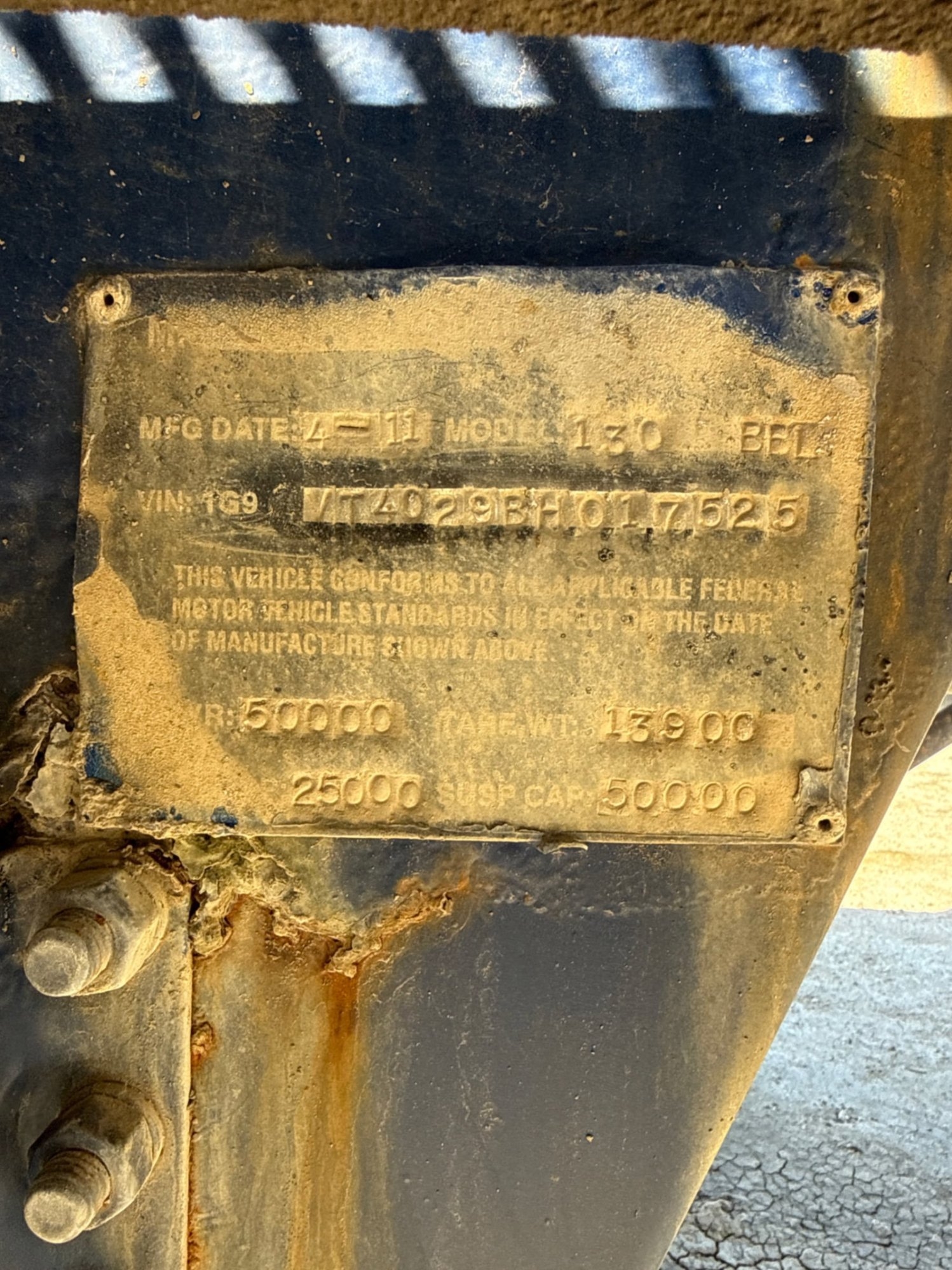 2011 GALYEAN 130BBL (A65643)