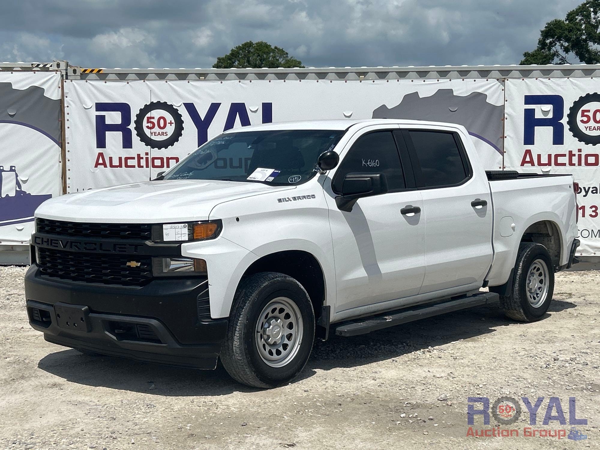 2021 Chevrolet Silverado 1500 4x4 Crew Cab Pickup Truck (A46684)