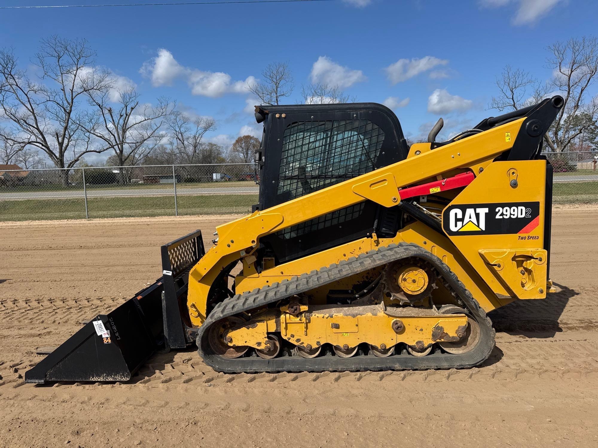 2019 CATERPILLAR 299D2 SKID STEER (A64279)