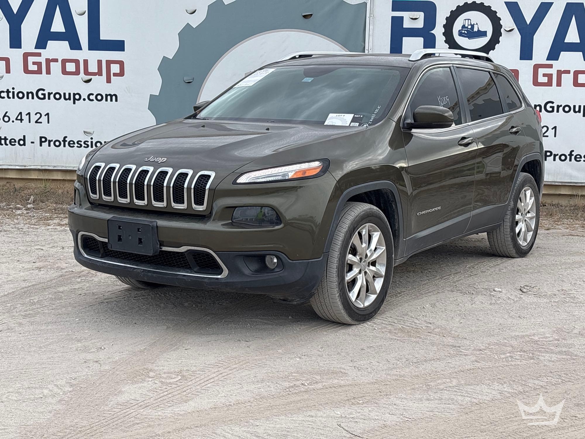 2015 Jeep Cherokee 4X4 SUV (A56859)