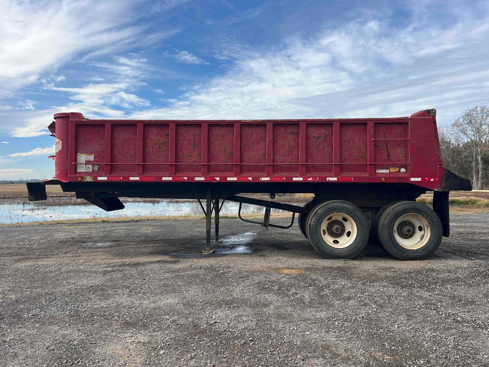 2015 PALMER MACHINE WORKS 24' DUMP TRAILER (A59823)