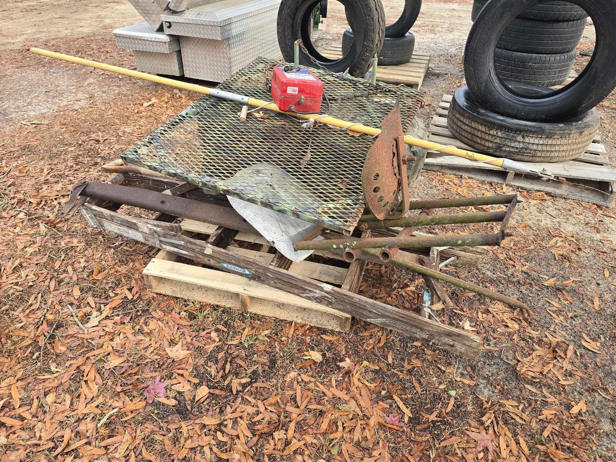 (4) TIRES & MISC (A58374)