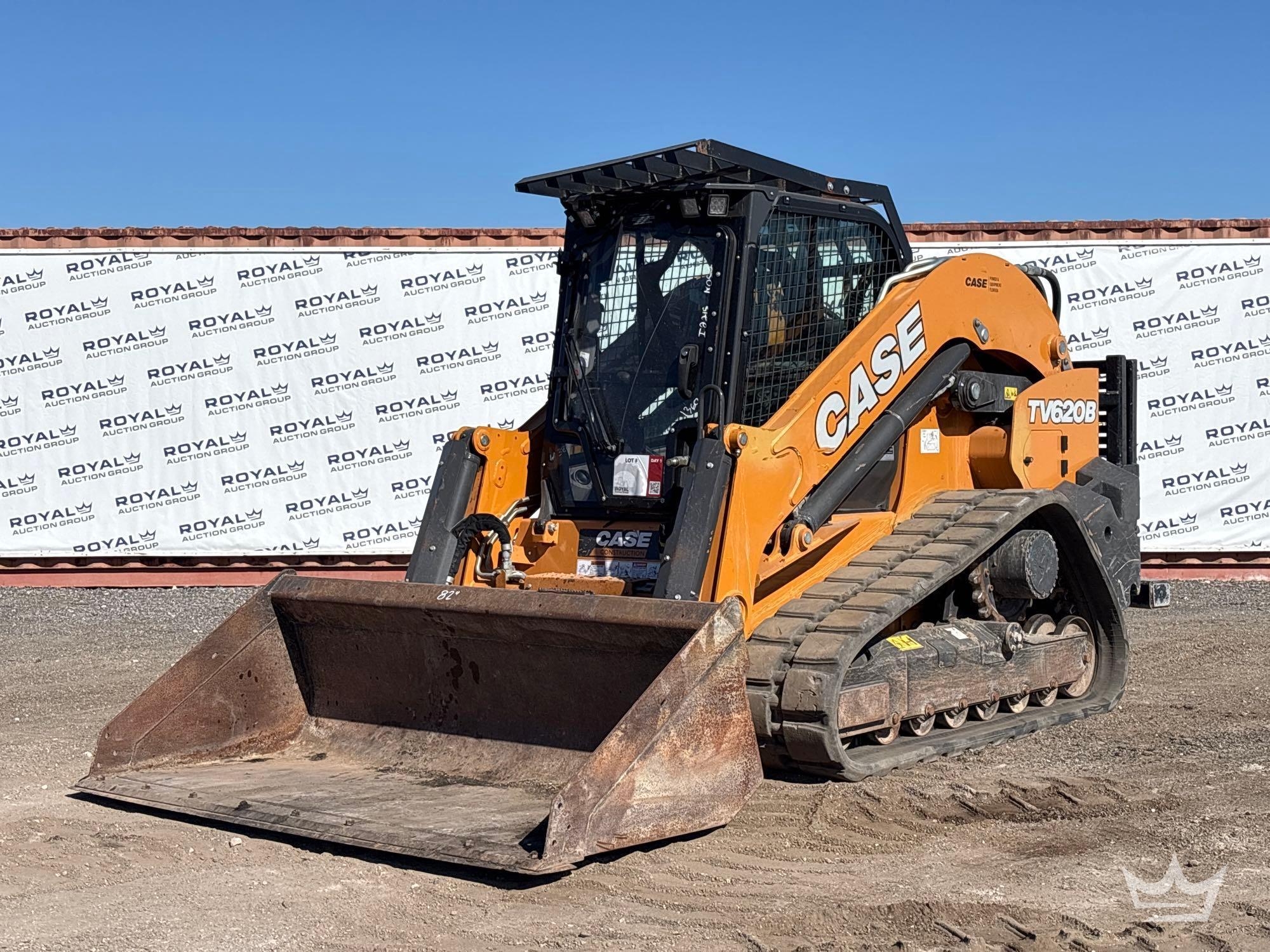 2024 Case TV620B High Flow Forestry Compact Track Loader Skid Steer (A61567)