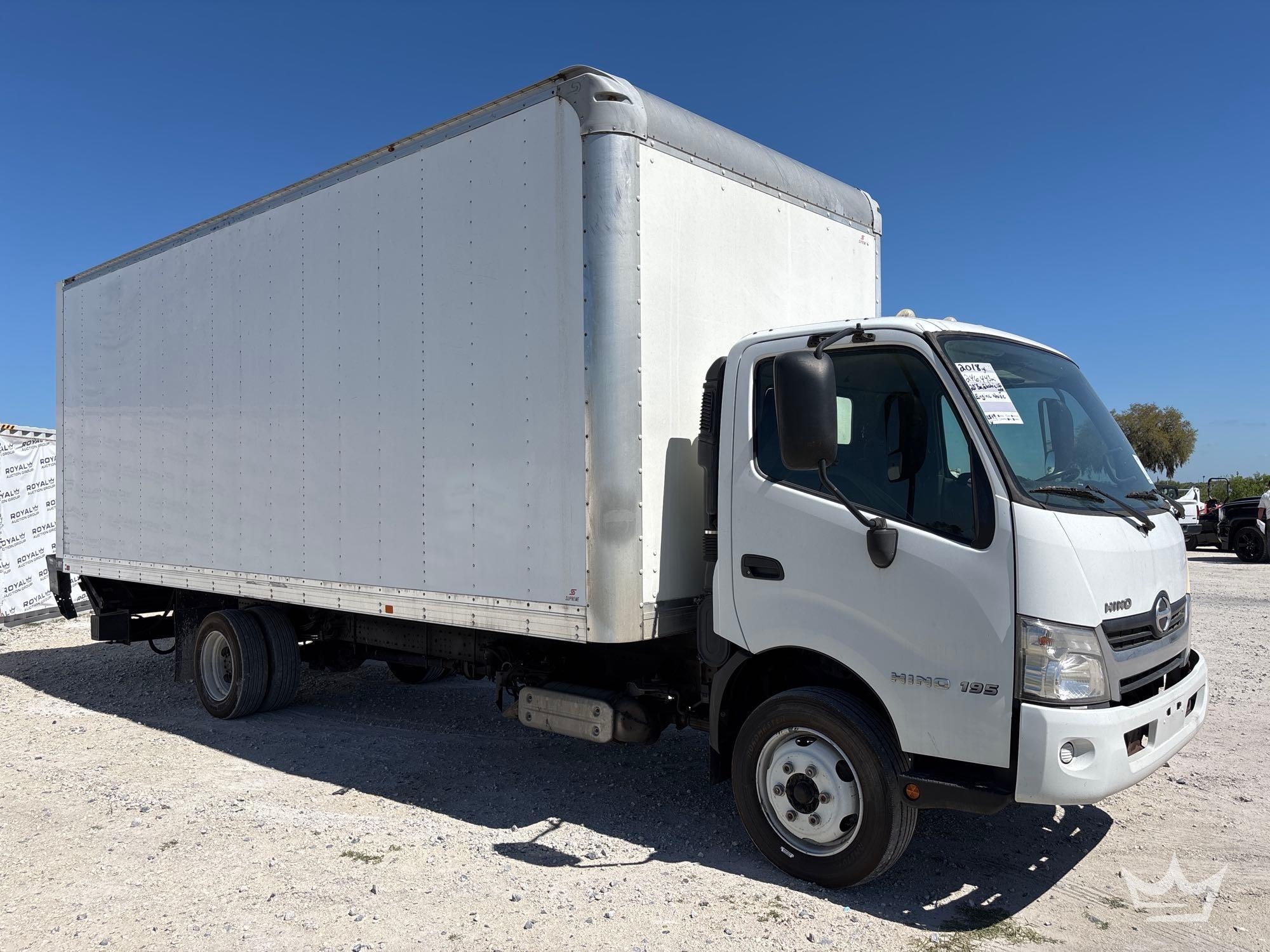 2018 Hino 195 20ft. Box Truck w/ Electric Liftgate (A64556)