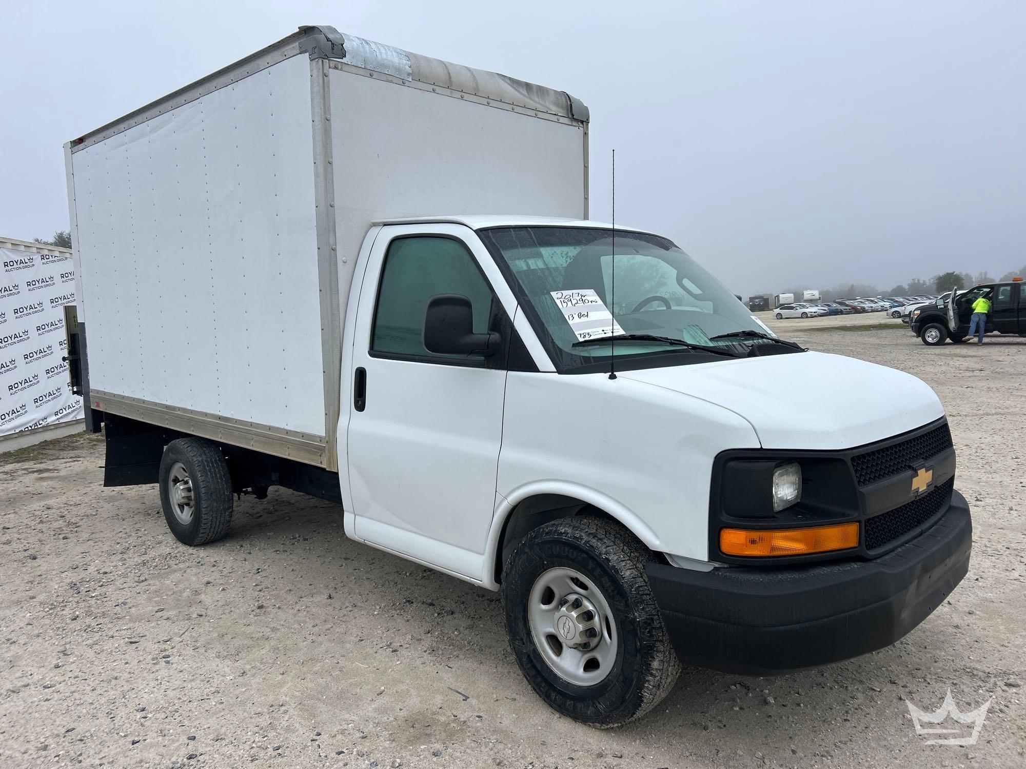 2017 Chevrolet Express 12FT Box Van w/ Liftgate (A61568)