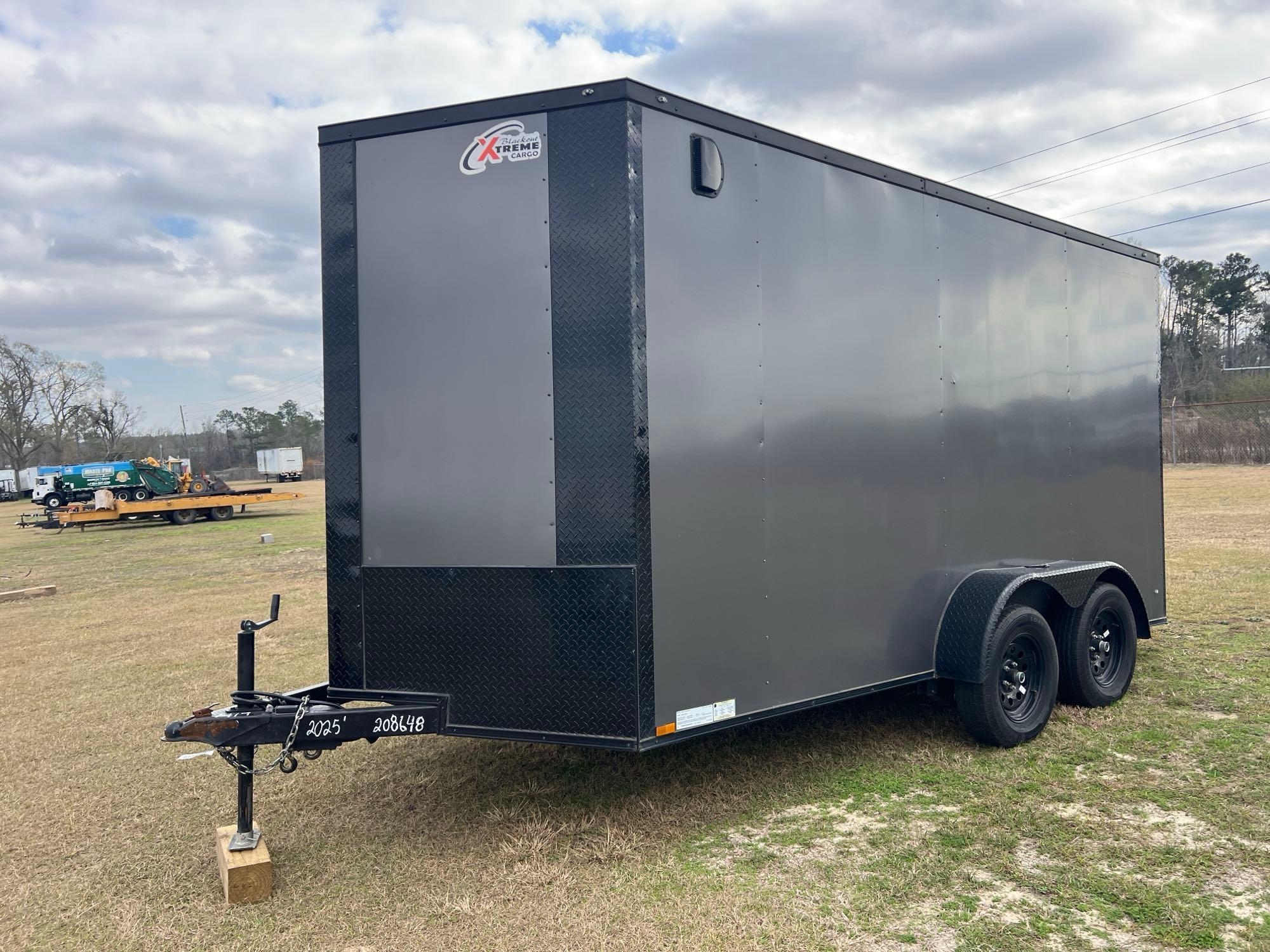 2025 GIDDY UP 7'X14' BLACKOUT XTREME CARGO TRAILER (A60430)