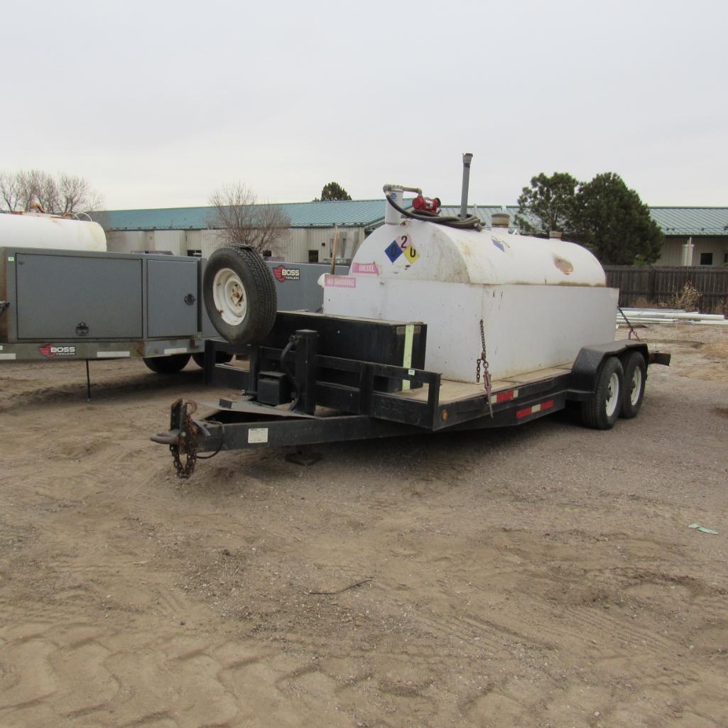 2001 Diamond 20' Fuel Trailer, VIN: 5FWFS18241R000024, Tandem Axle, Asset# 27 (A59076)