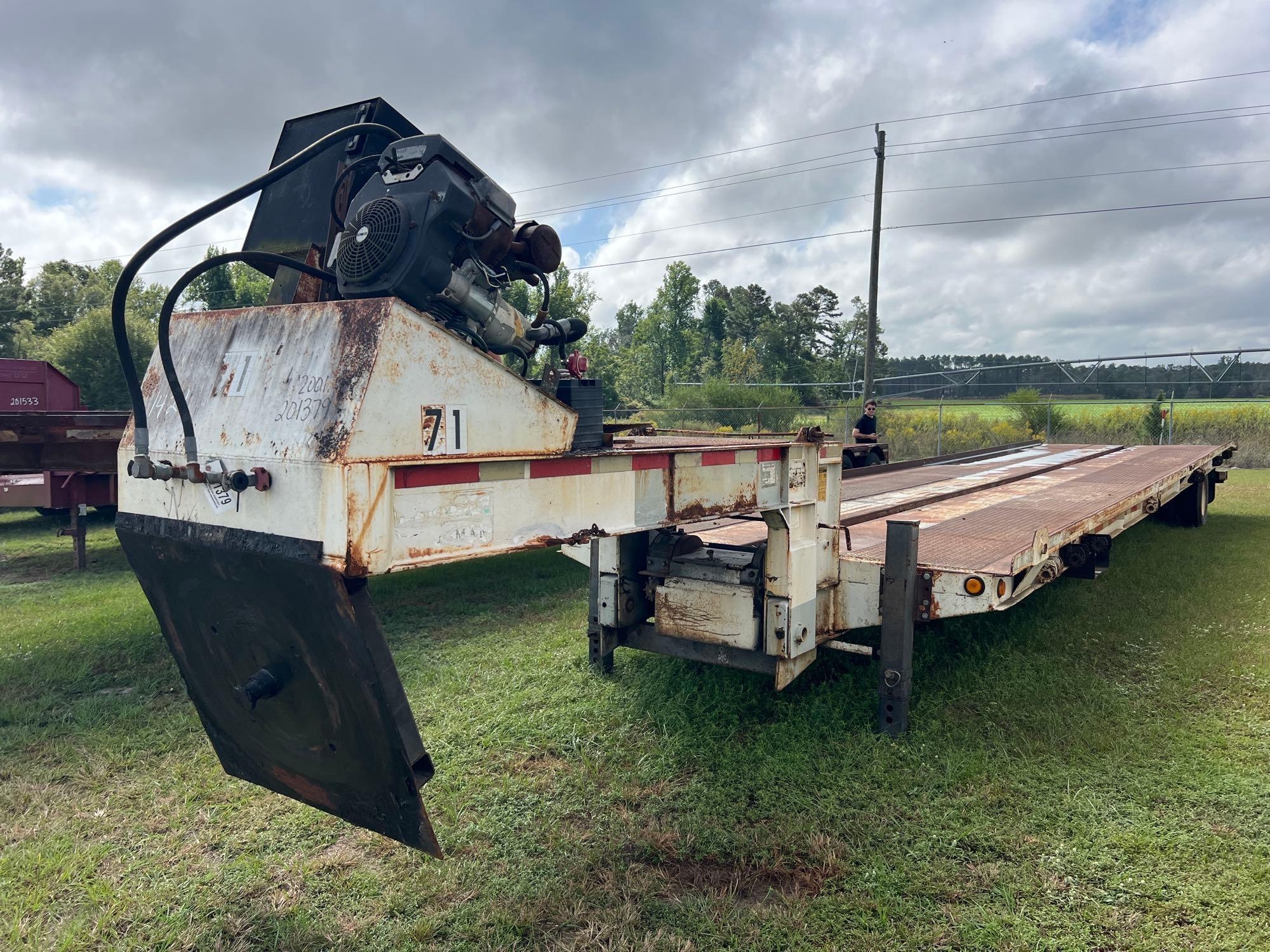 2001 DAKOTA TRAIL-EZE 98" X 48' TRAVELING AXLE TRL (A54756)