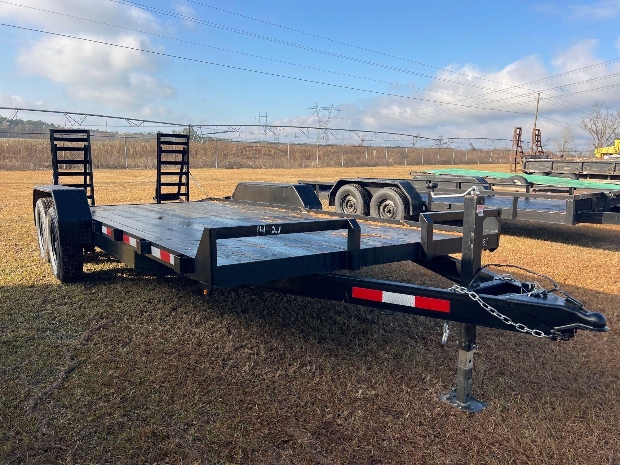 84"X18' DOUBLE AXLE TRAILER (A58375)