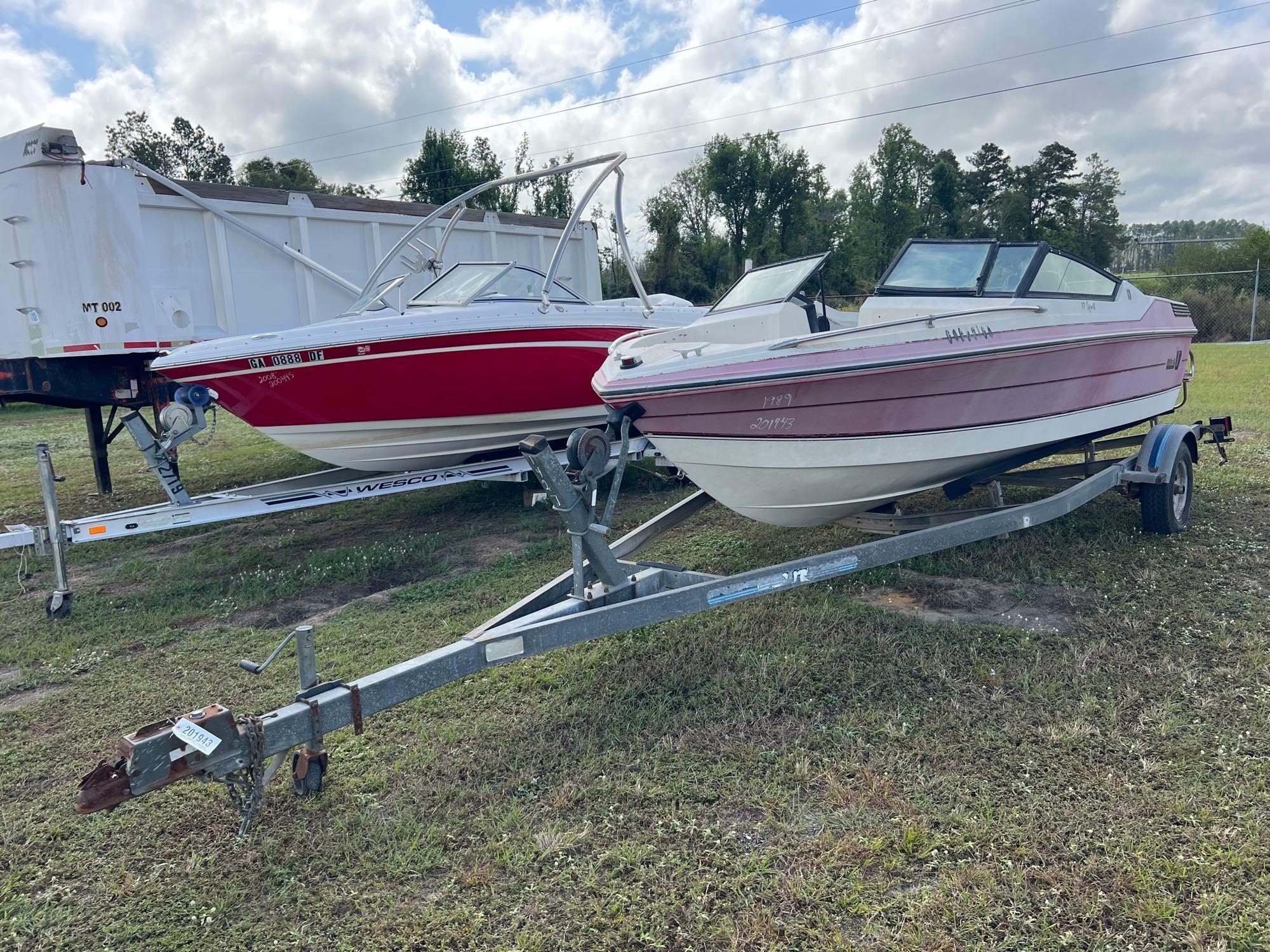 1989 WELLCRAFT 17 SPORT BOAT (A54756)