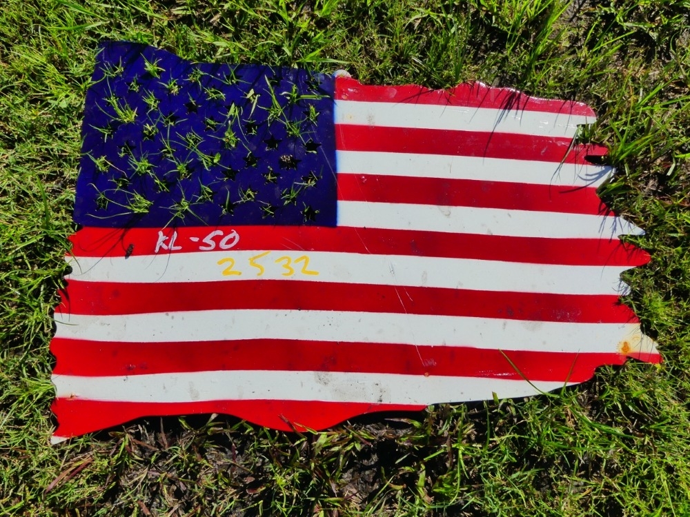 American Flag Sign (A53316)