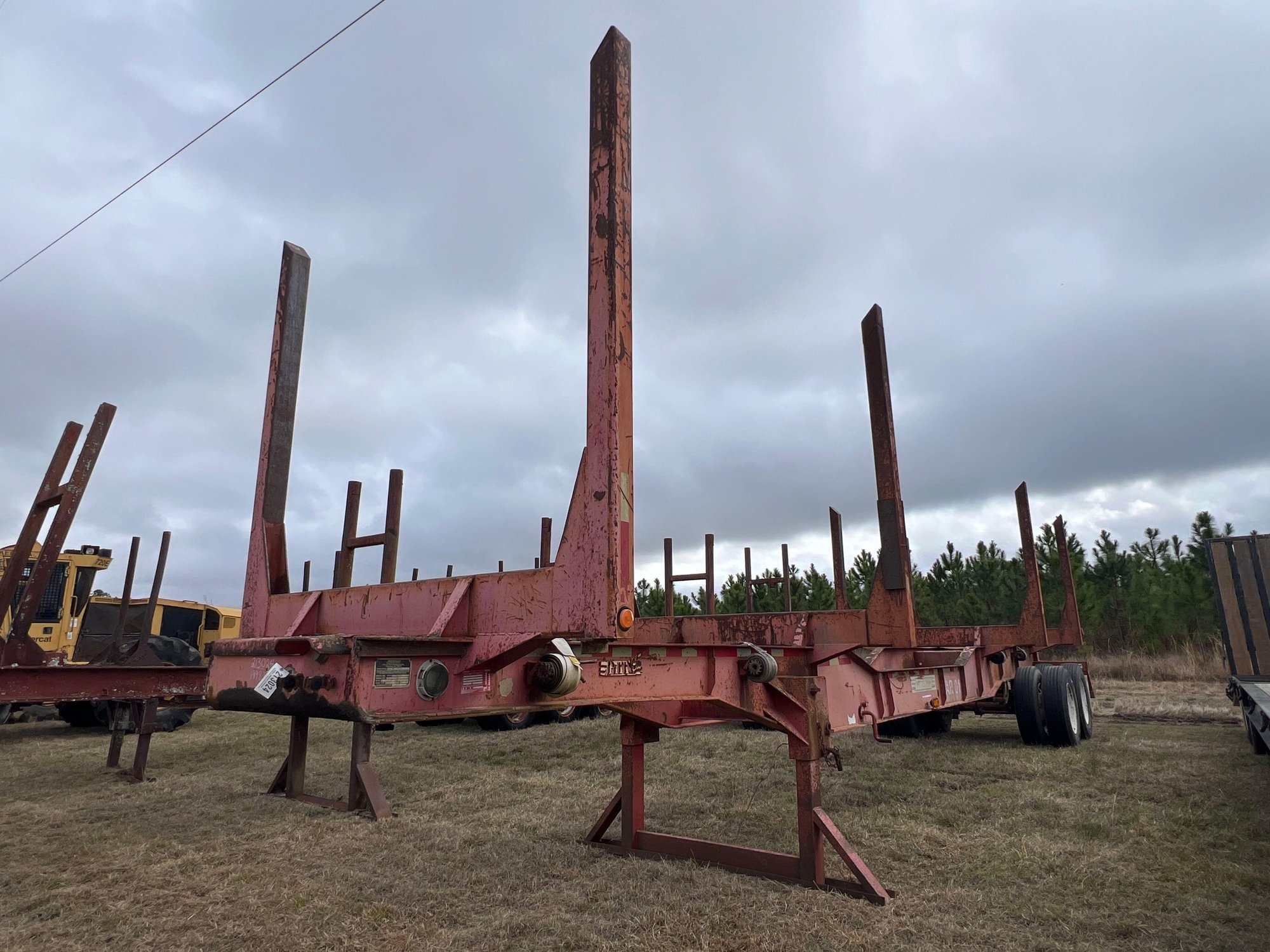 1998 PITTS LT-40-8L 4 BOLSTER LOG TRAILER (A64276)
