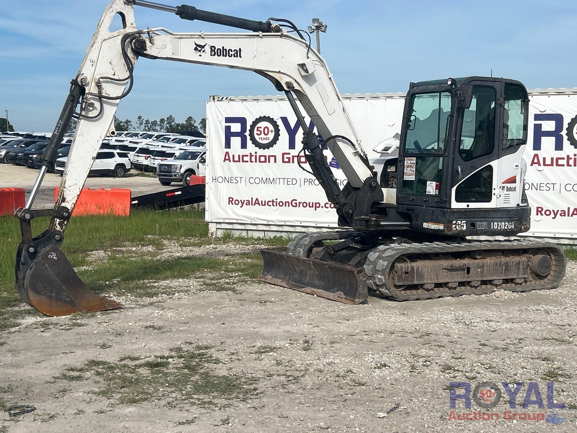 2017 Bobcat E85 Midi Excavator (A49346)