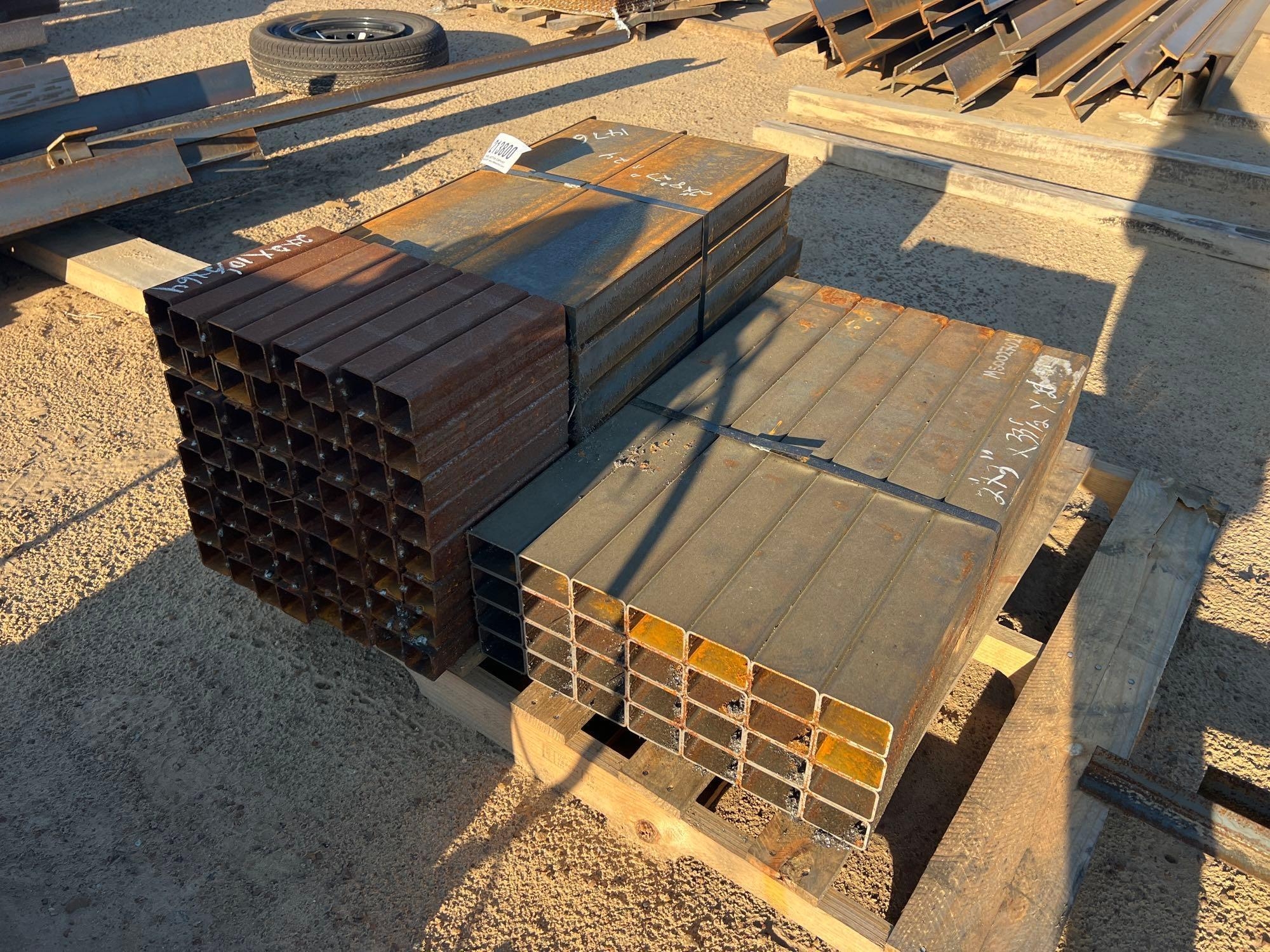 PALLET OF (24) 2" X 8" X 27" CHANNEL IRON (A64280)
