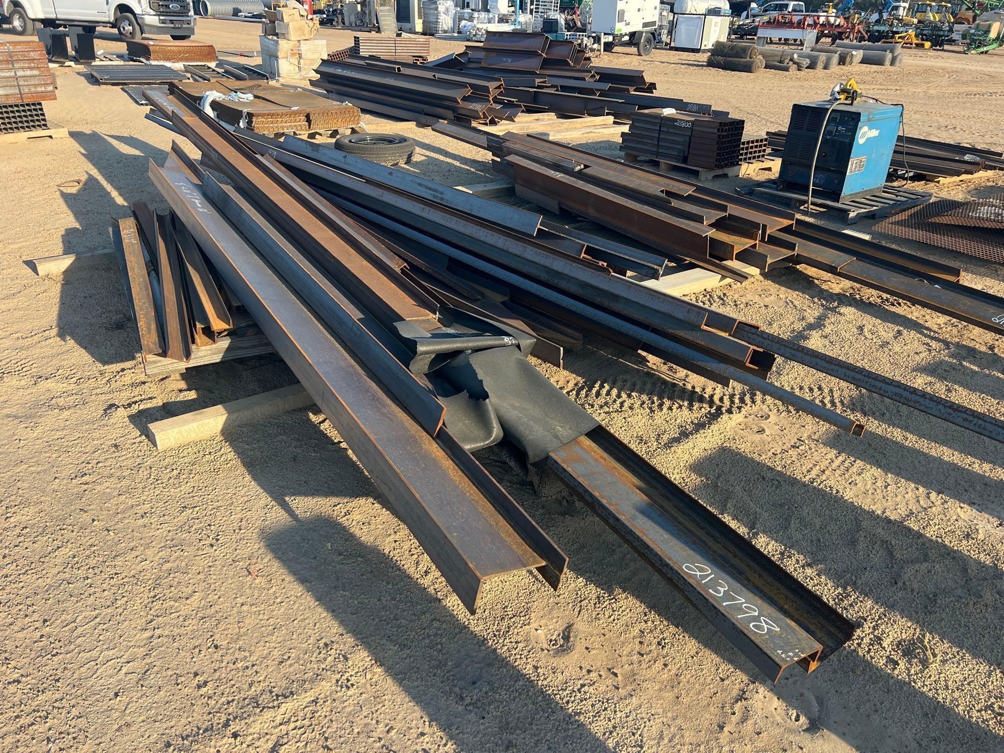 APPROX (12) 8" & 10" I BEAM UP TO 12' (A64280)