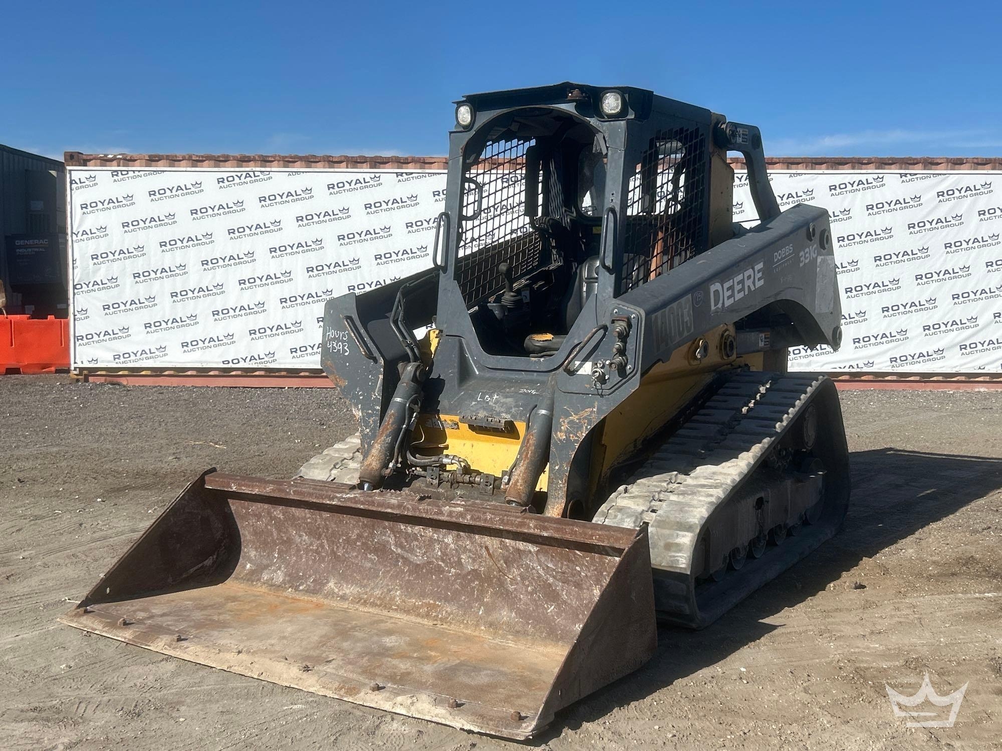 2018 John Deere 331G Compact Track Loader Skid Steer (A61567)
