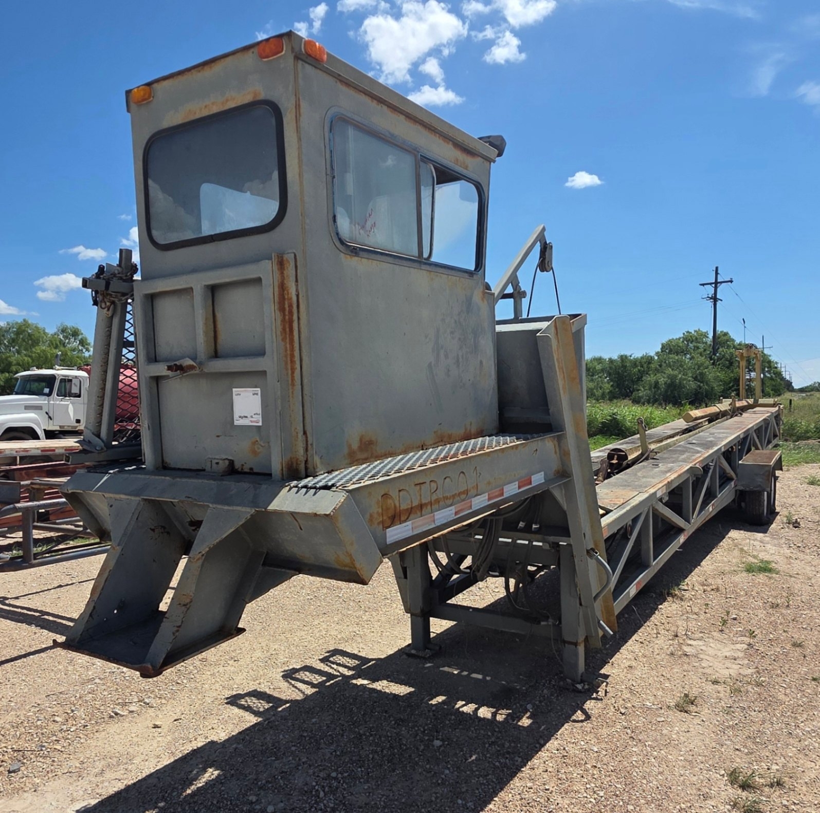 SHOPMADE GOOSENECK CASING DRILL PIPE HANDLER TRAILER (A55745)