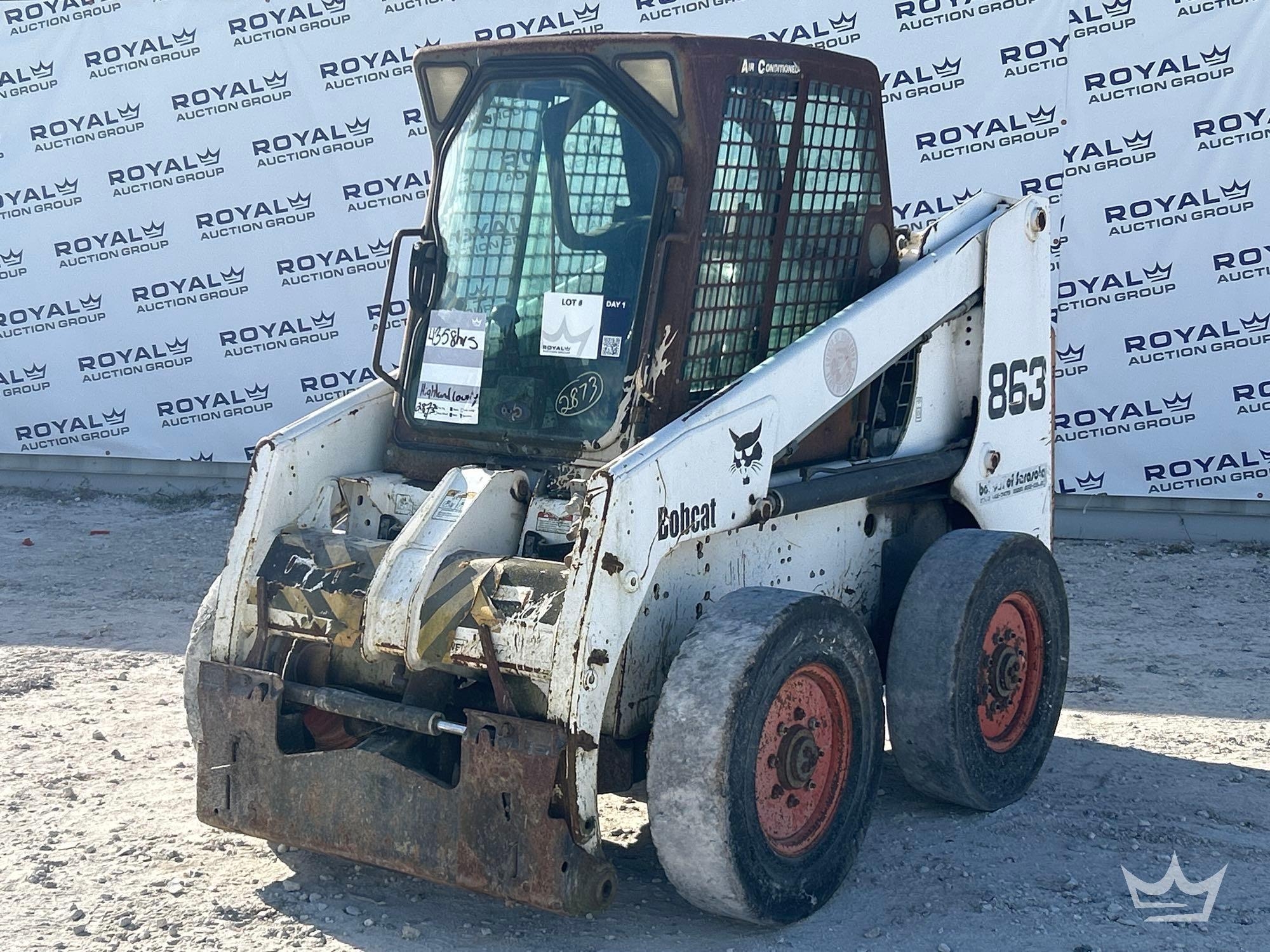 2002 Bobcat 863 High Flow Compact Wheel Loader Skid Steer (A61567)